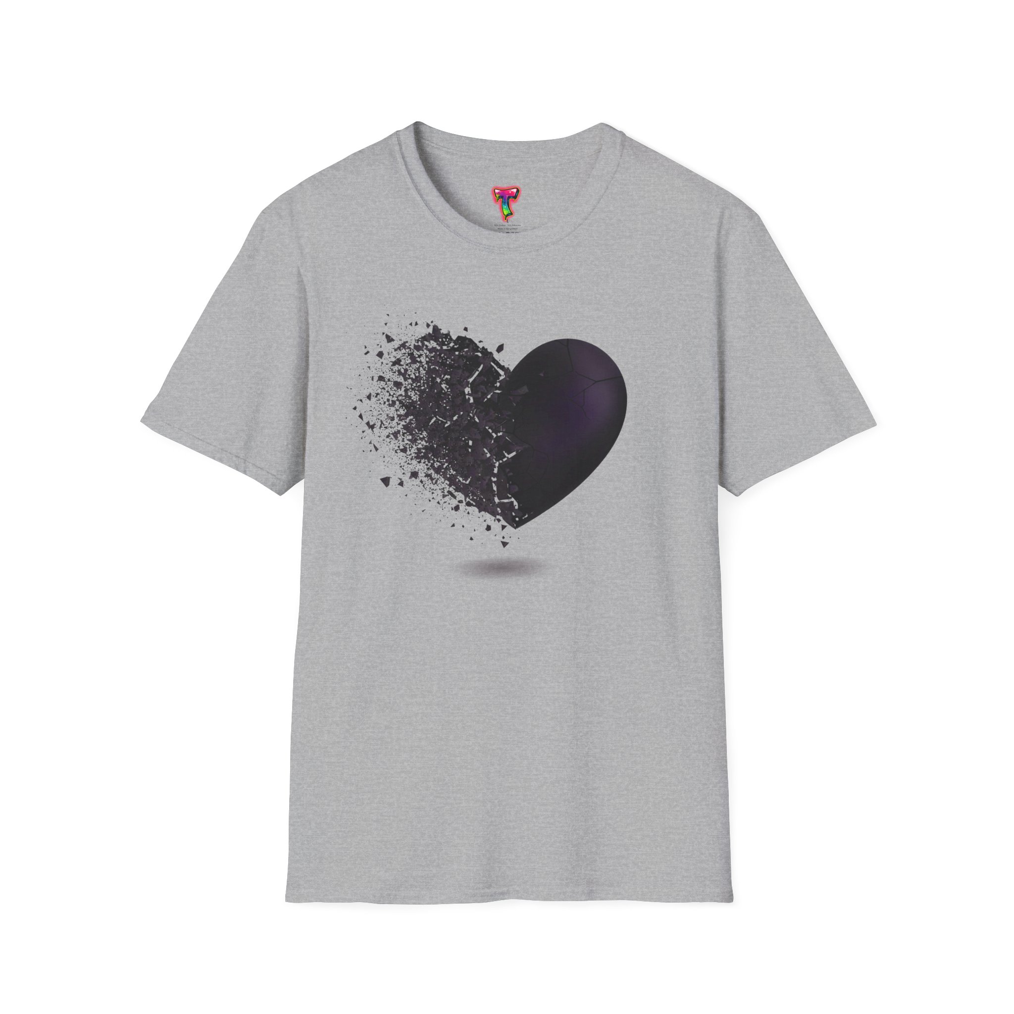 Dark Shattered Heart T-Shirt - Ảnh 13