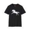Running White Horse T-Shirt