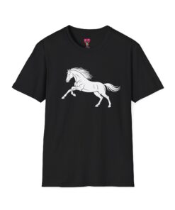 Running White Horse T-Shirt