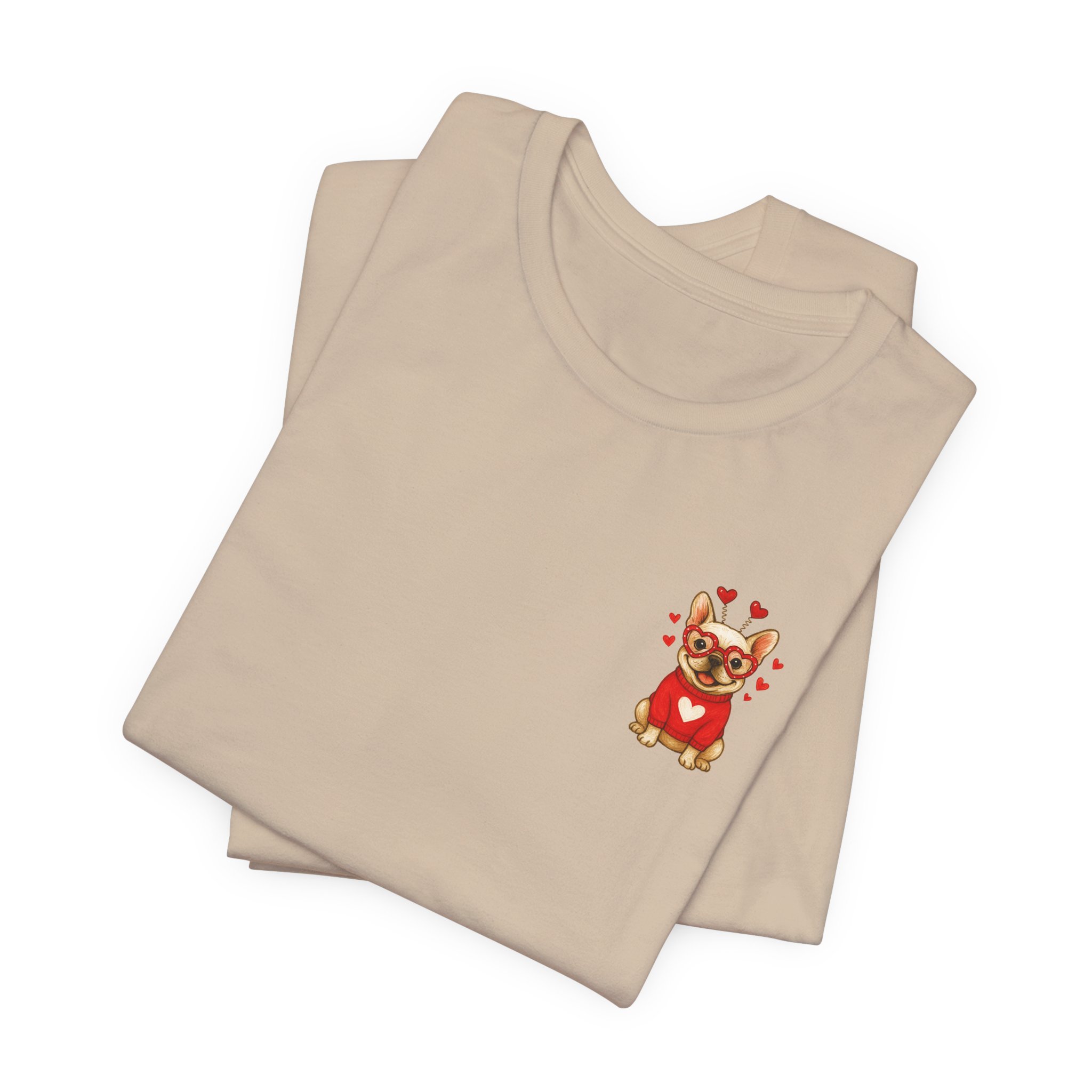 Cute French Bulldog Glasses T-Shirt - Ảnh 44