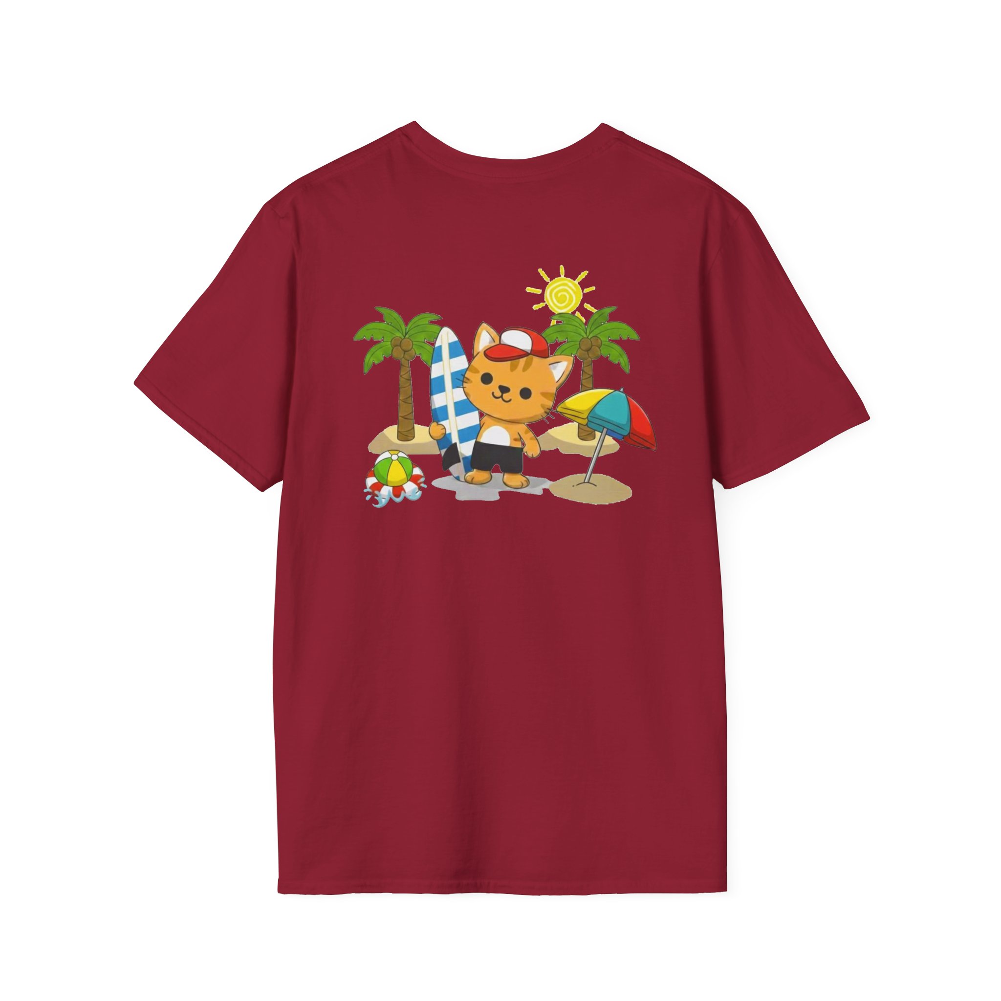 Beach Cat Graphic T-Shirt - Ảnh 2
