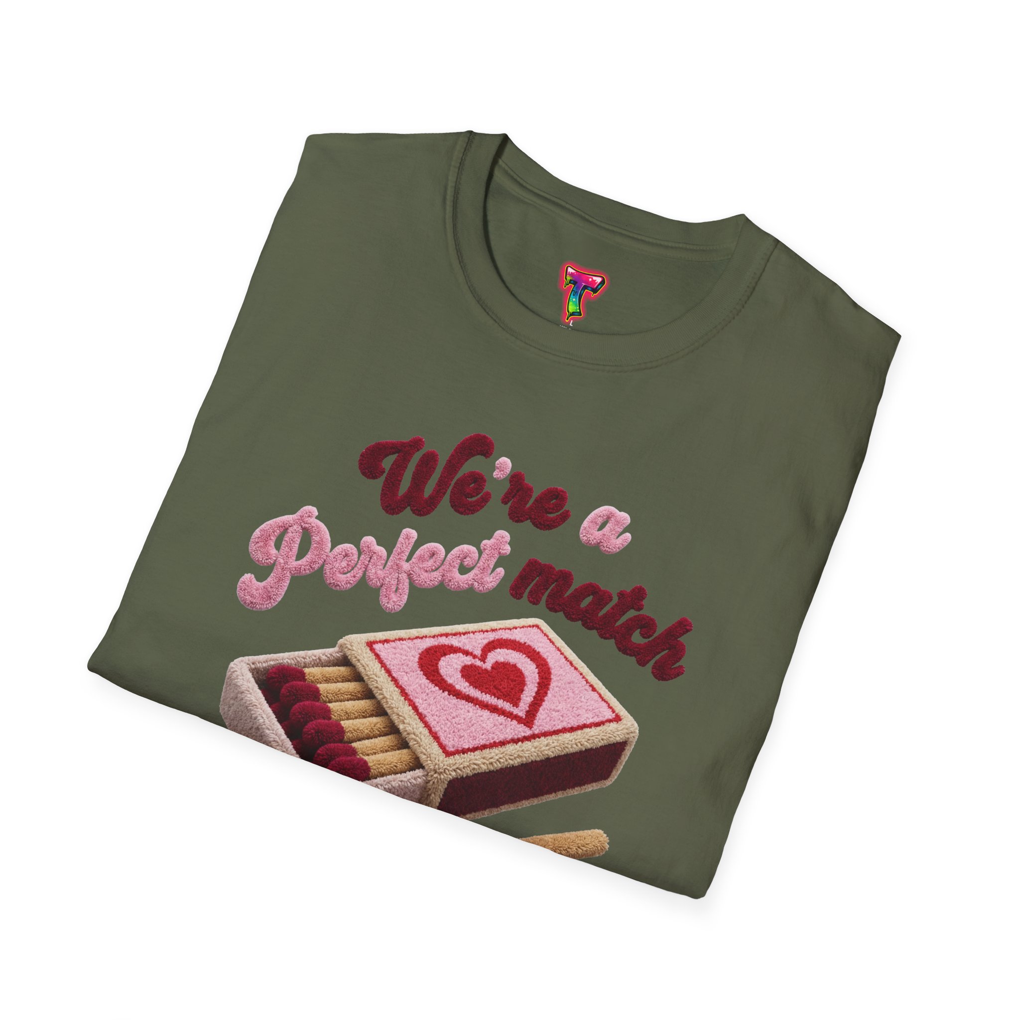 Perfect Match T-Shirt — 'We’re a Perfect Match' Valentine Graphic Tee - Ảnh 24