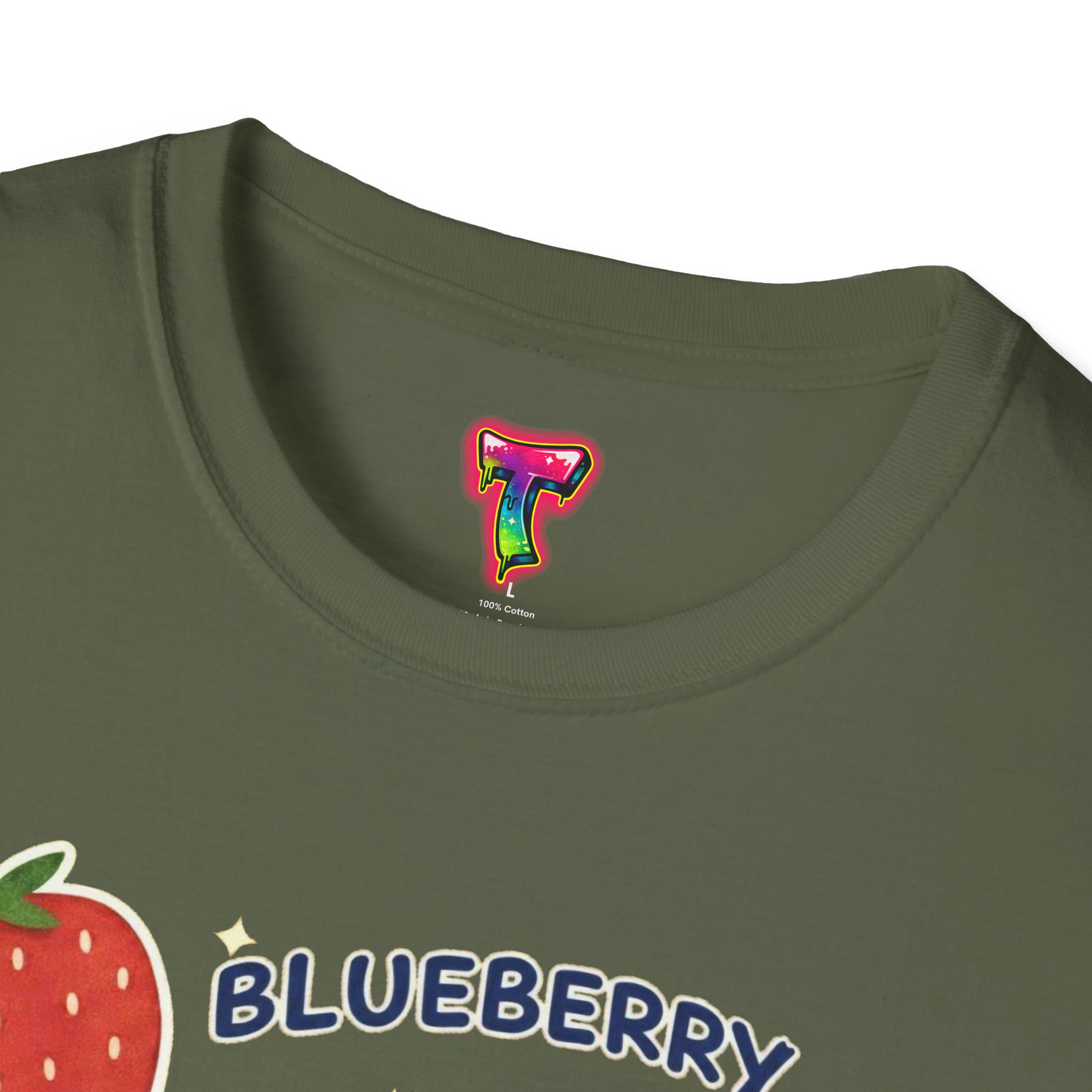 Blueberry Patch Cute Fruit Graphic T-Shirt - Ảnh 27