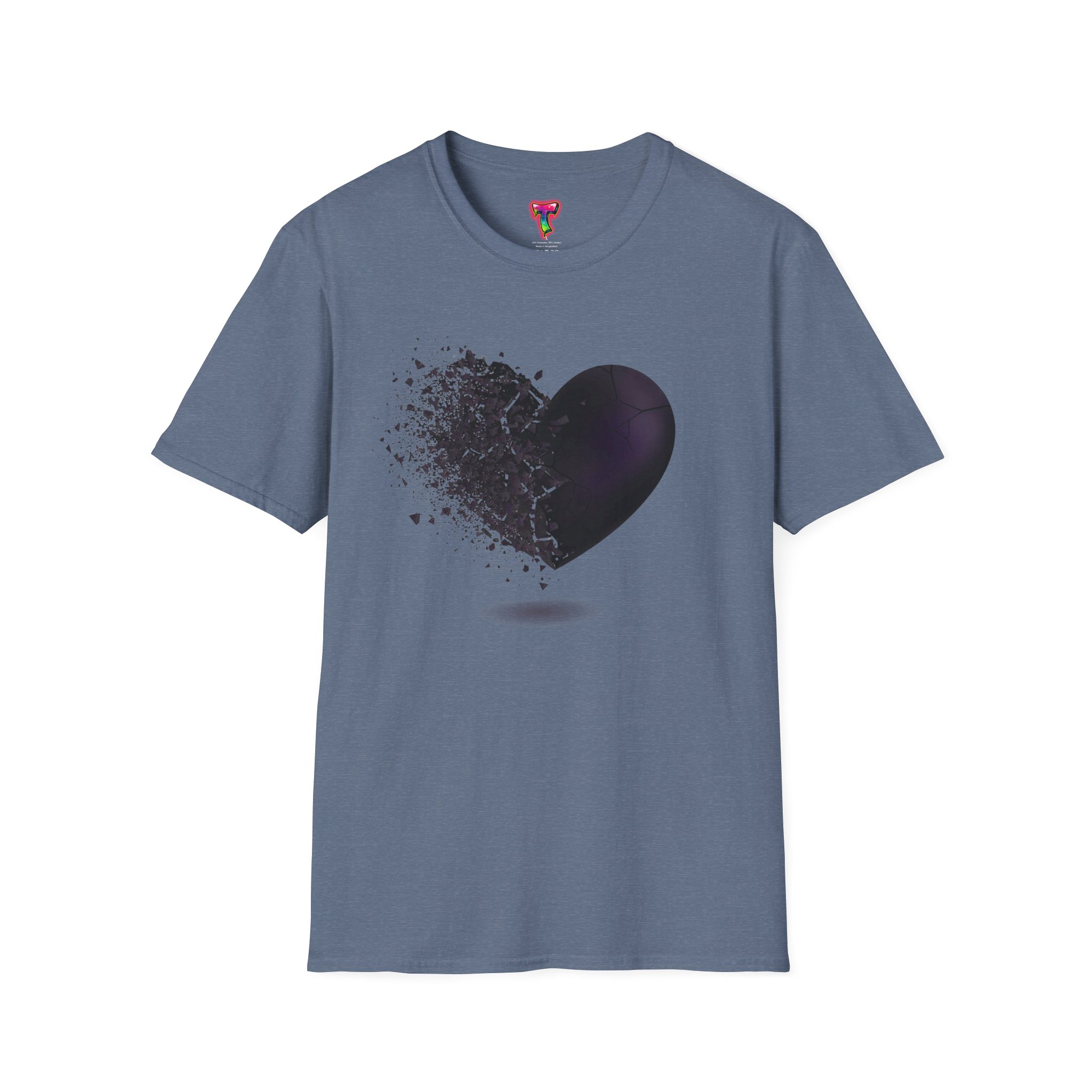 Dark Shattered Heart T-Shirt - Ảnh 25