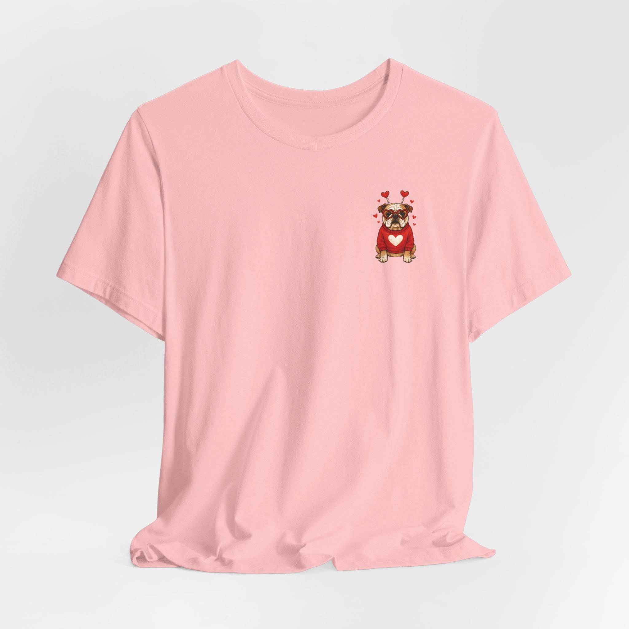 Valentine Puppy Pocket Tee — Cute Dog Heart Graphic T-Shirt - Ảnh 52