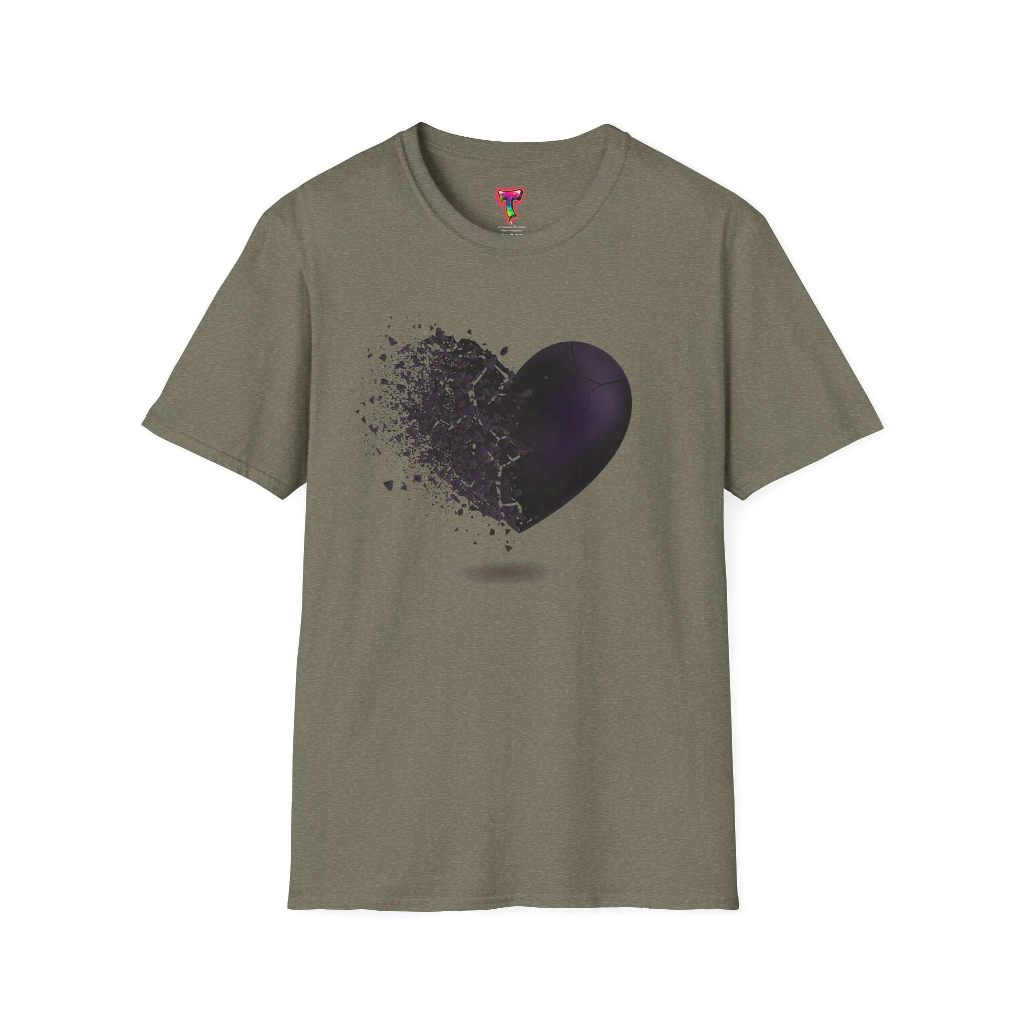 Dark Shattered Heart T-Shirt - Ảnh 17