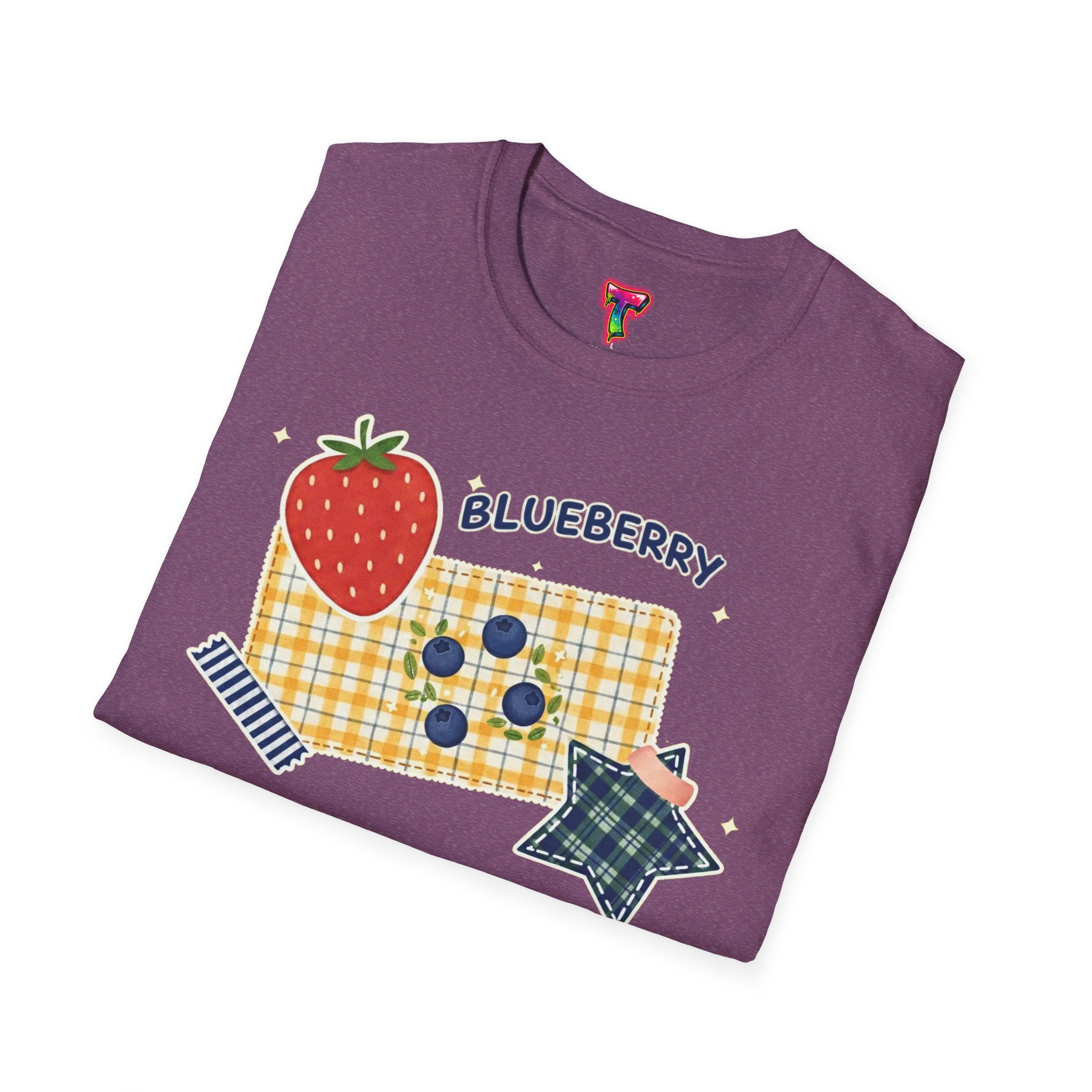 Blueberry Patch Cute Fruit Graphic T-Shirt - Ảnh 52