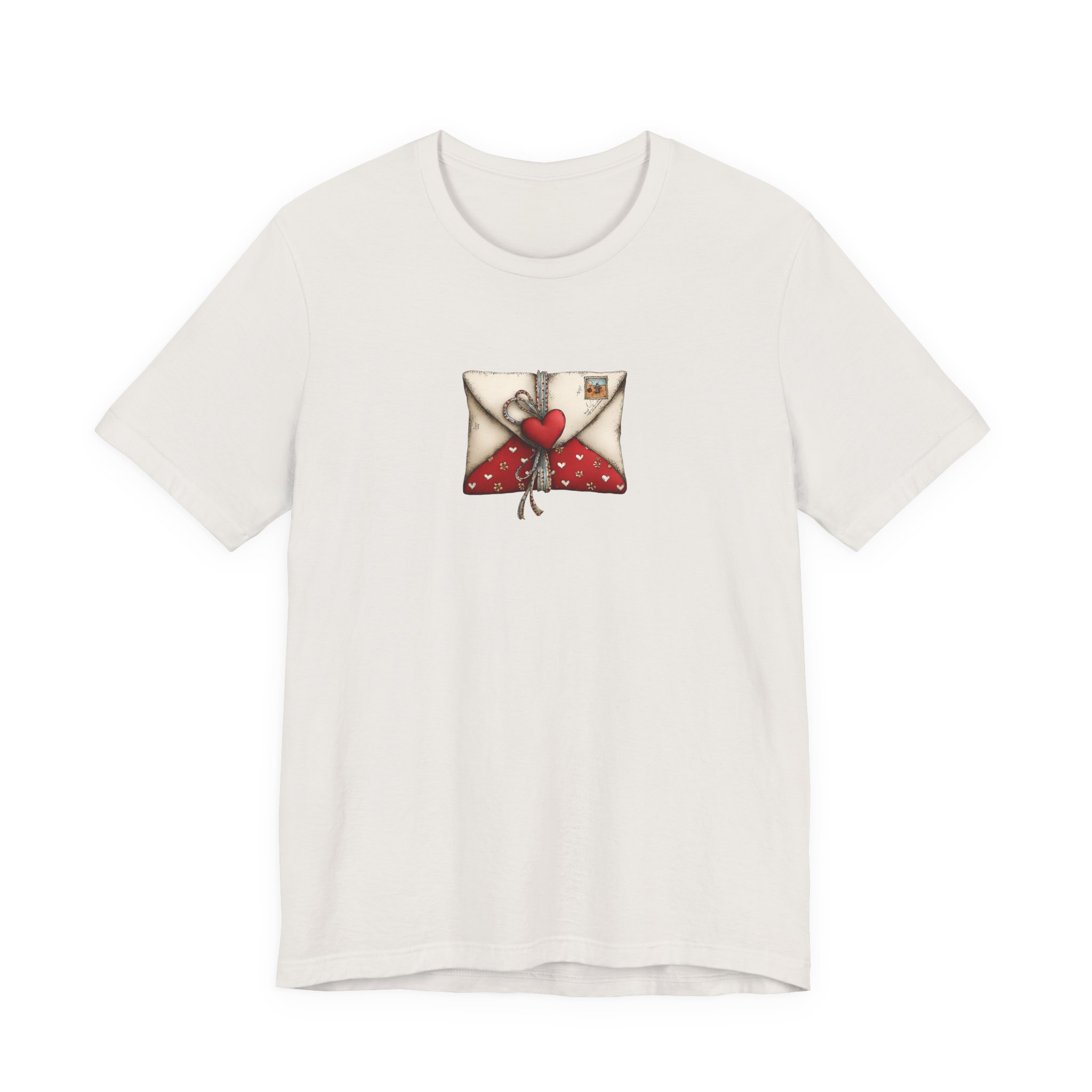 Valentine Love Letter T-Shirt — Cute Heart Envelope Graphic Tee - Ảnh 29