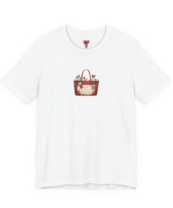 Floral Tote Illustration T-Shirt
