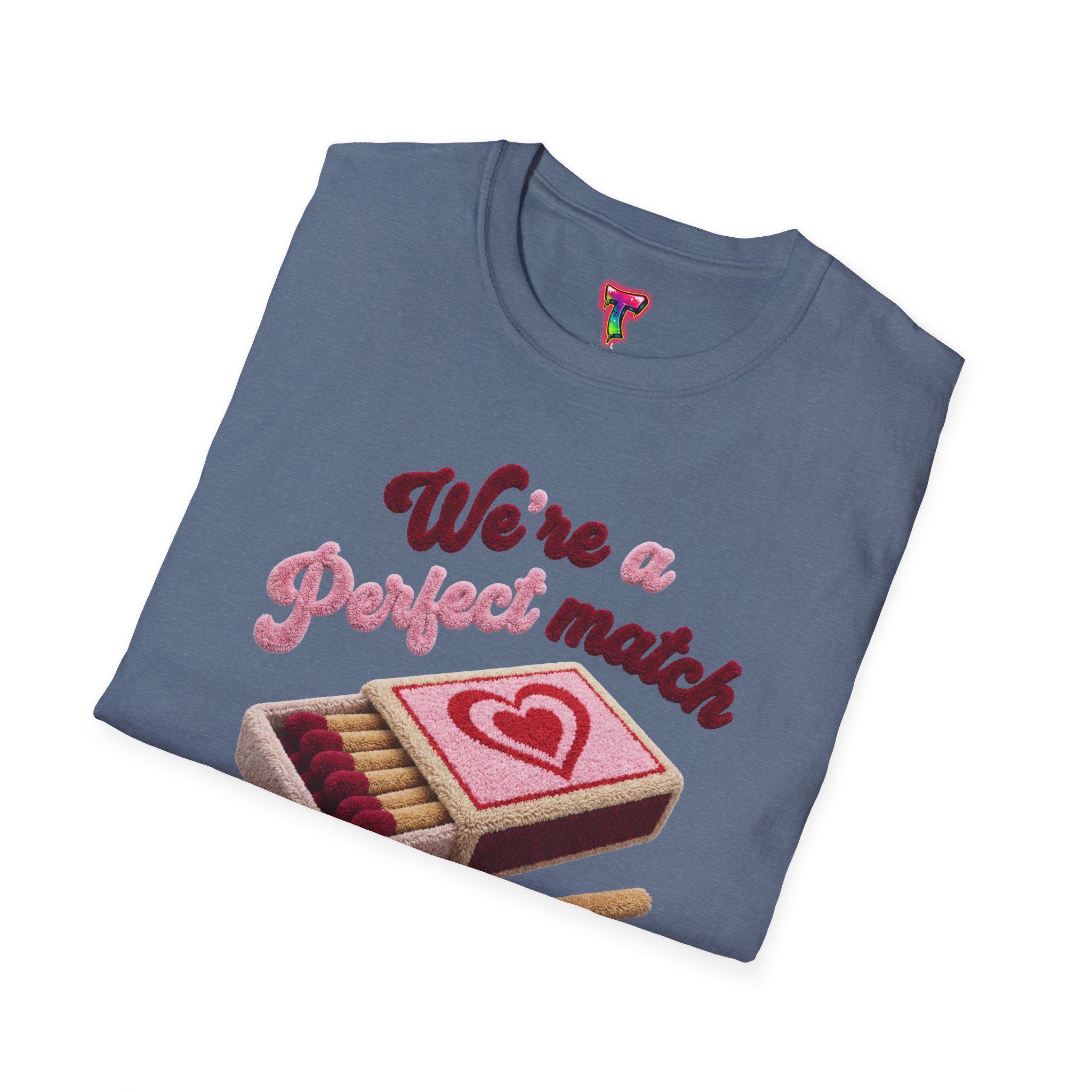 Perfect Match T-Shirt — 'We’re a Perfect Match' Valentine Graphic Tee - Ảnh 44