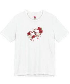 Romantic Vintage Rose Wreath T-Shirt