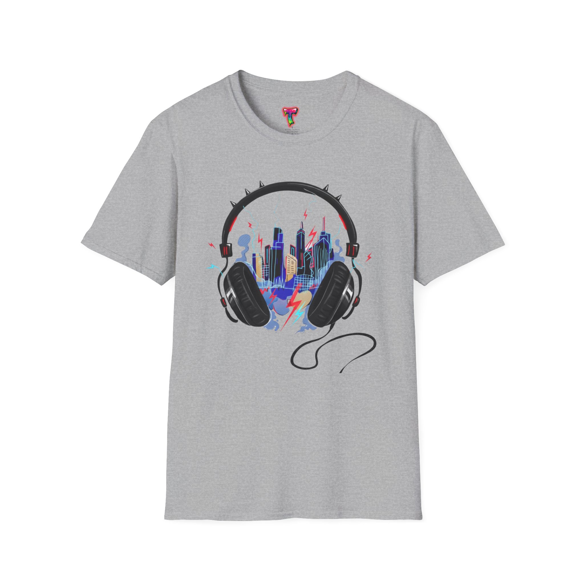 City Headphones T-Shirt