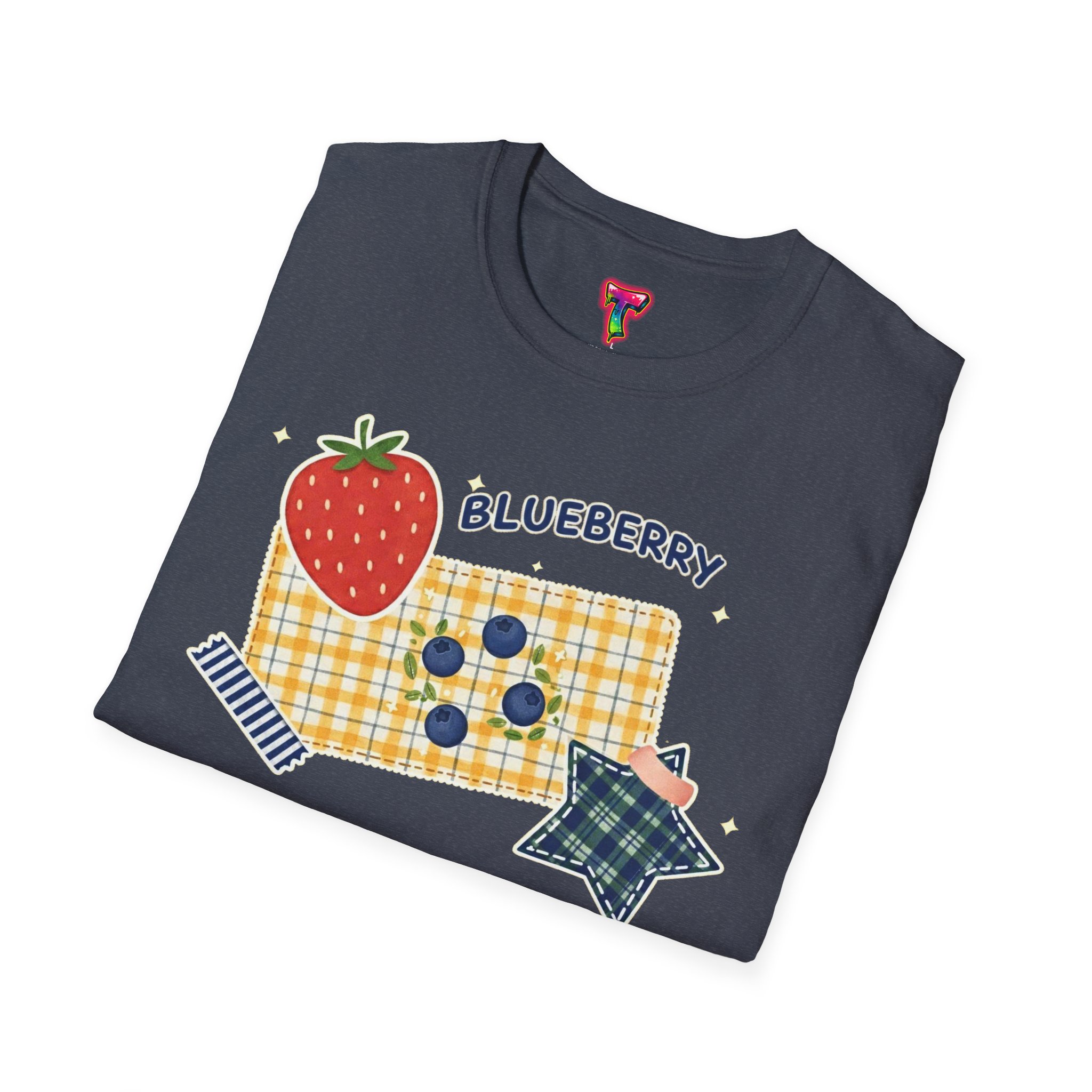 Blueberry Patch Cute Fruit Graphic T-Shirt - Ảnh 44