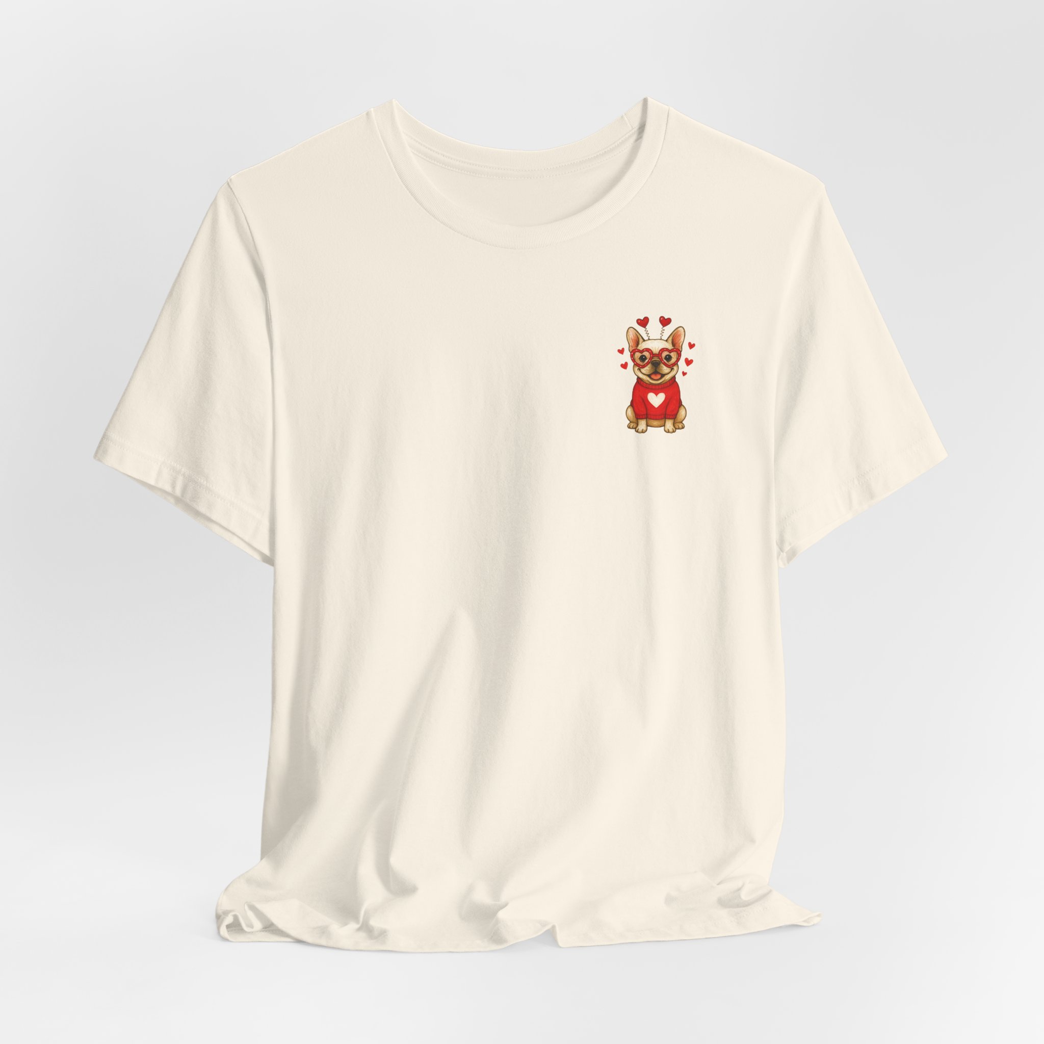 Cute French Bulldog Glasses T-Shirt - Ảnh 25