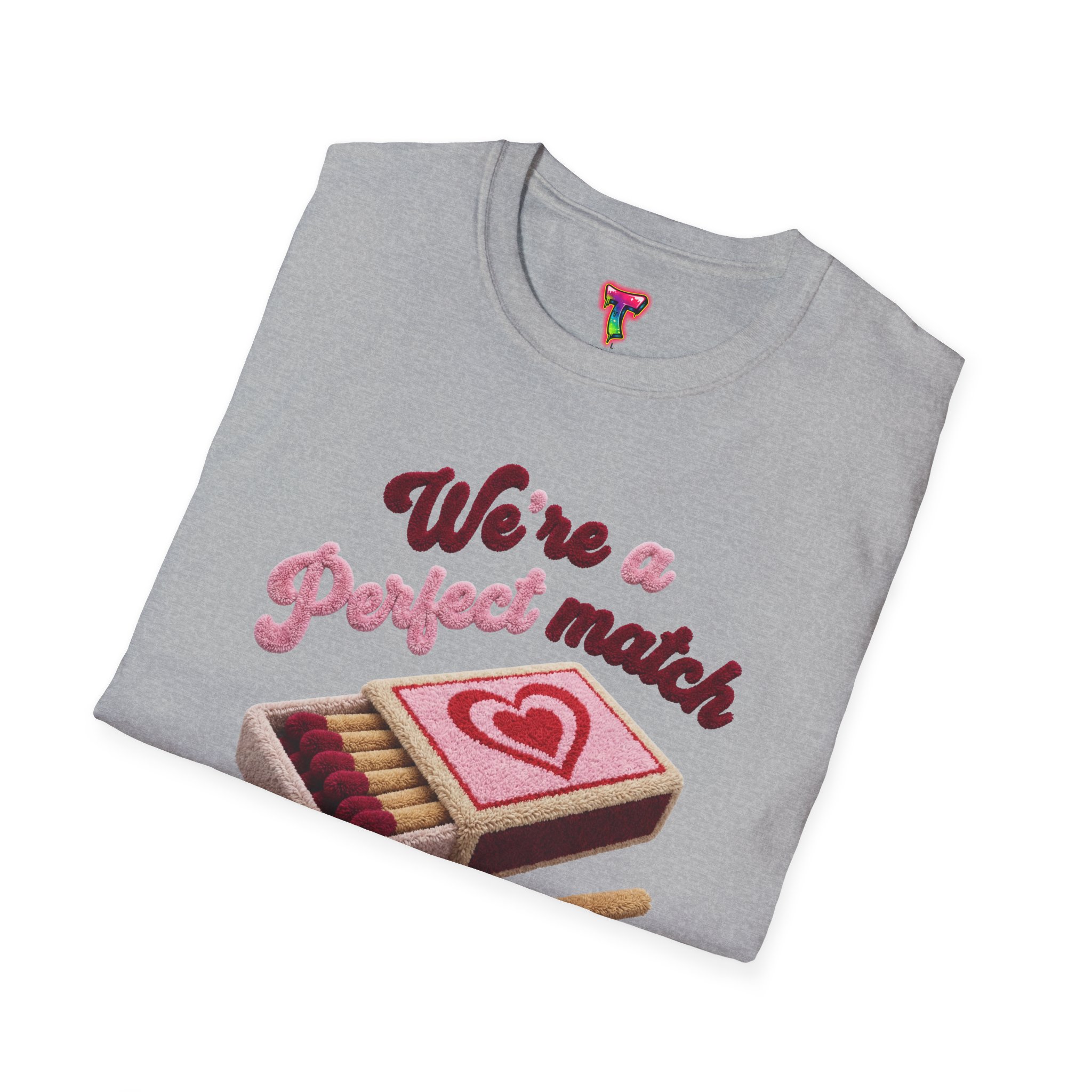 Perfect Match T-Shirt — 'We’re a Perfect Match' Valentine Graphic Tee - Ảnh 16
