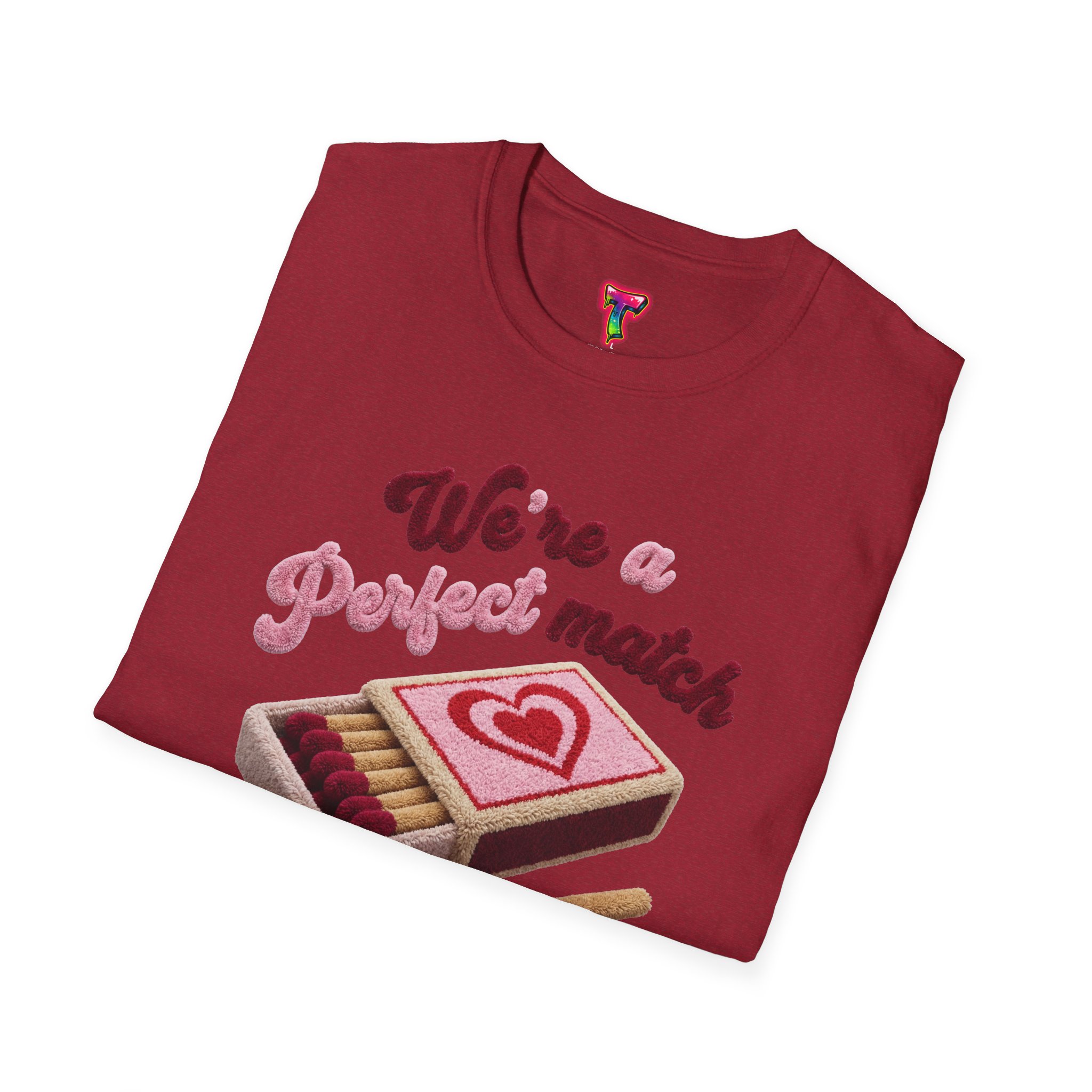 Perfect Match T-Shirt — 'We’re a Perfect Match' Valentine Graphic Tee - Ảnh 60