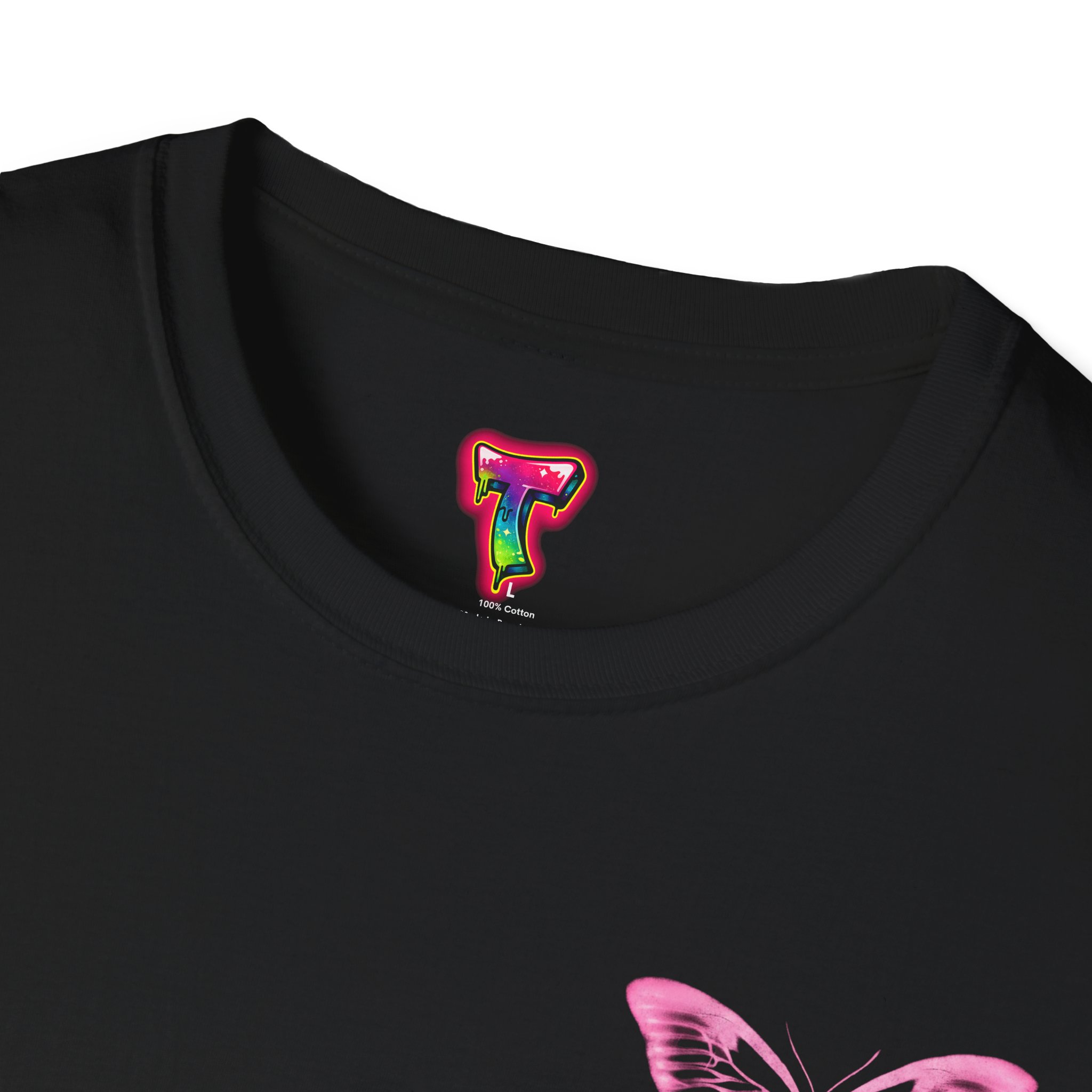 Pink Butterfly Graphic Tee - Ảnh 3