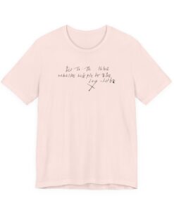 Handwritten Script Minimalist Tee