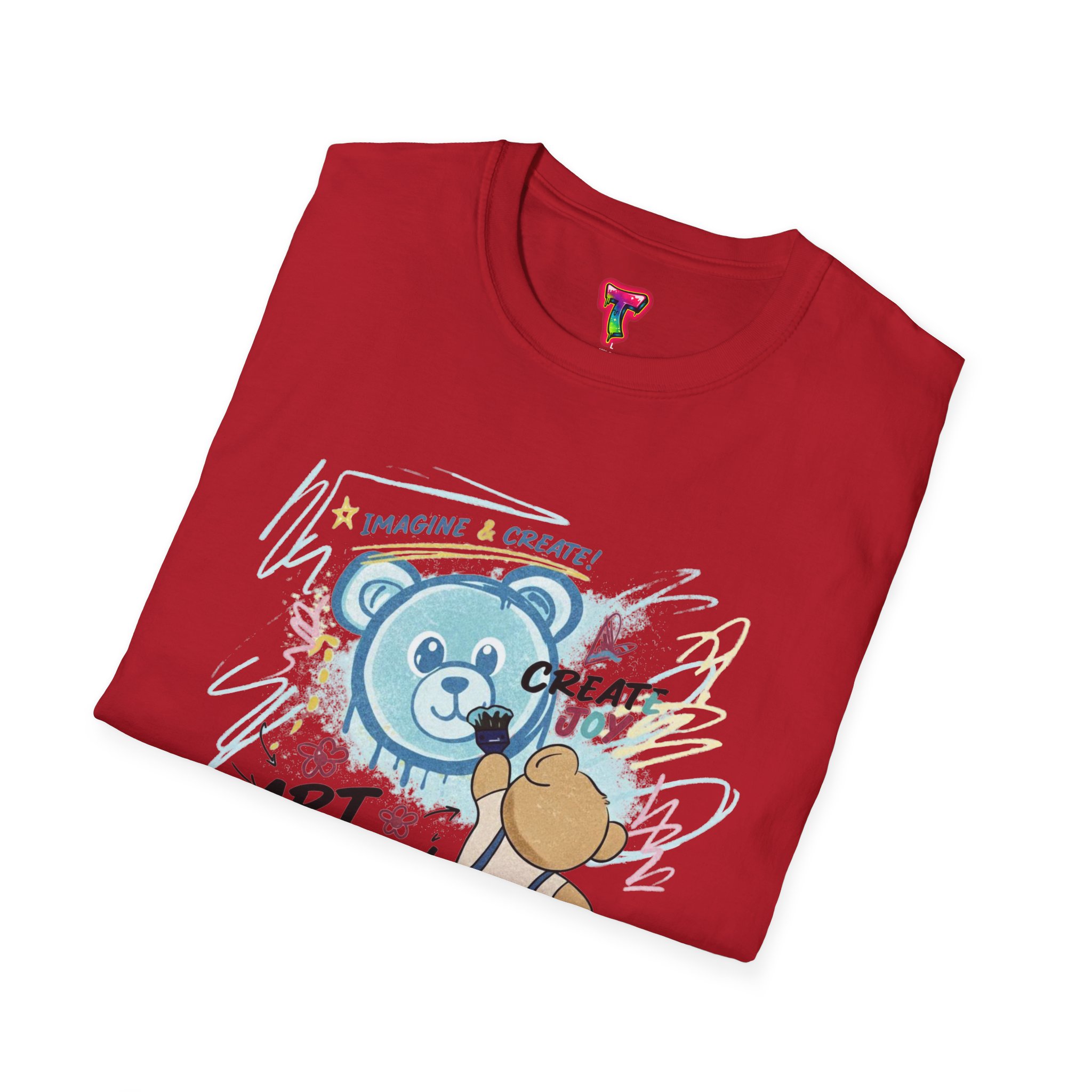 Art Flow Bear Skate T-Shirt - Ảnh 52