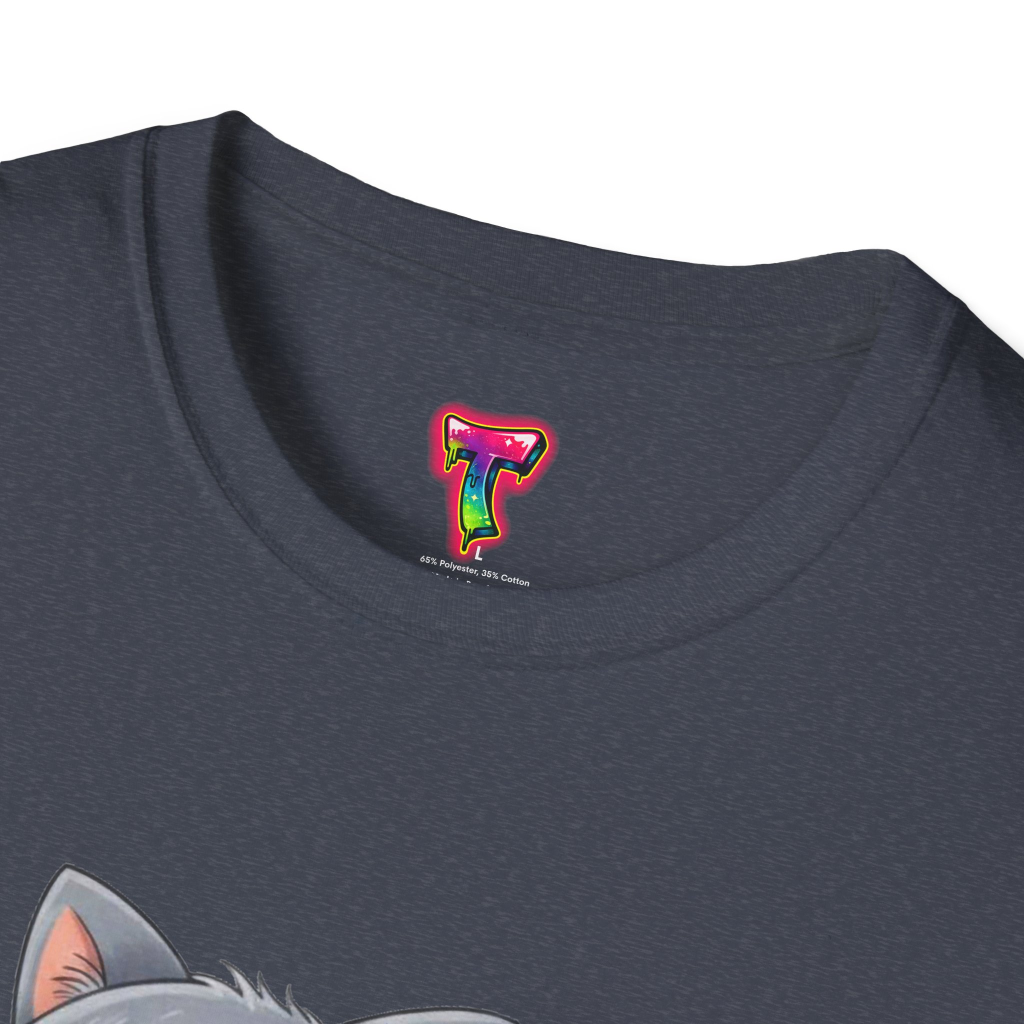 Kitten Playing with Fish T-Shirt - Ảnh 39