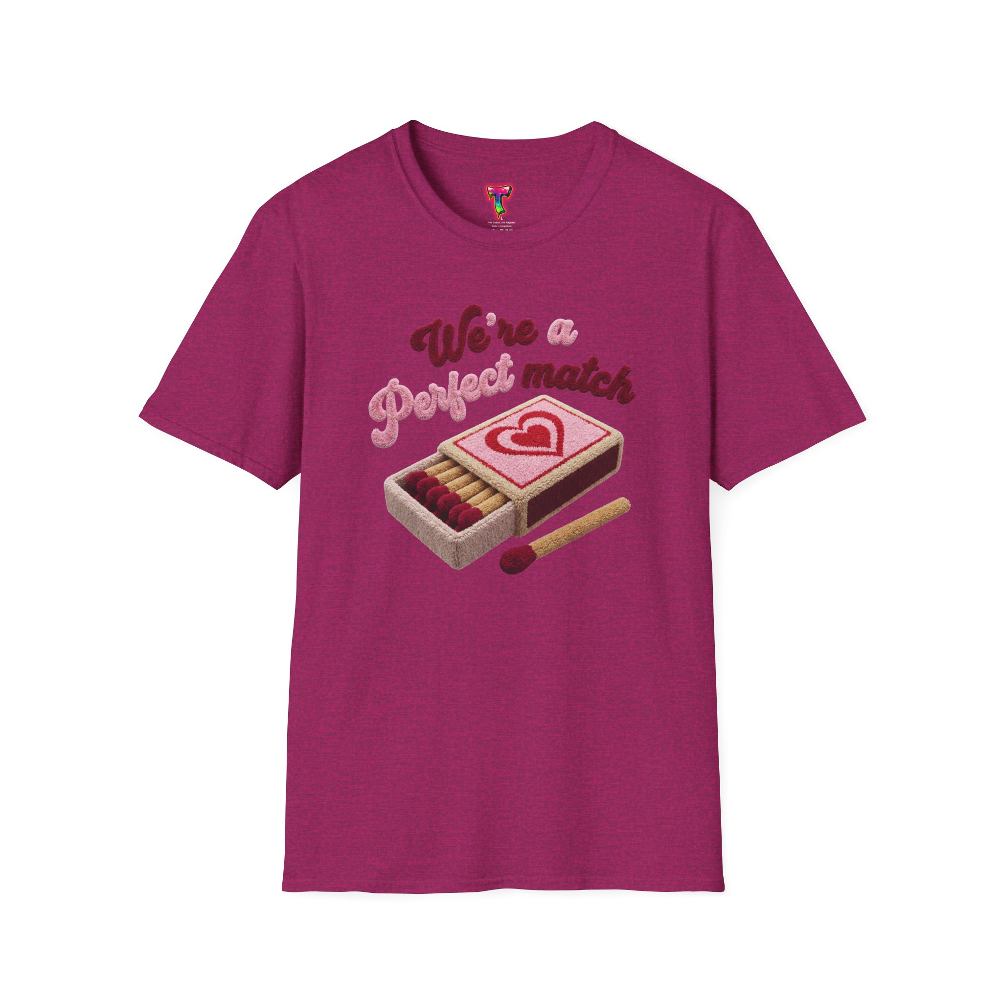 Perfect Match T-Shirt — 'We’re a Perfect Match' Valentine Graphic Tee - Ảnh 25