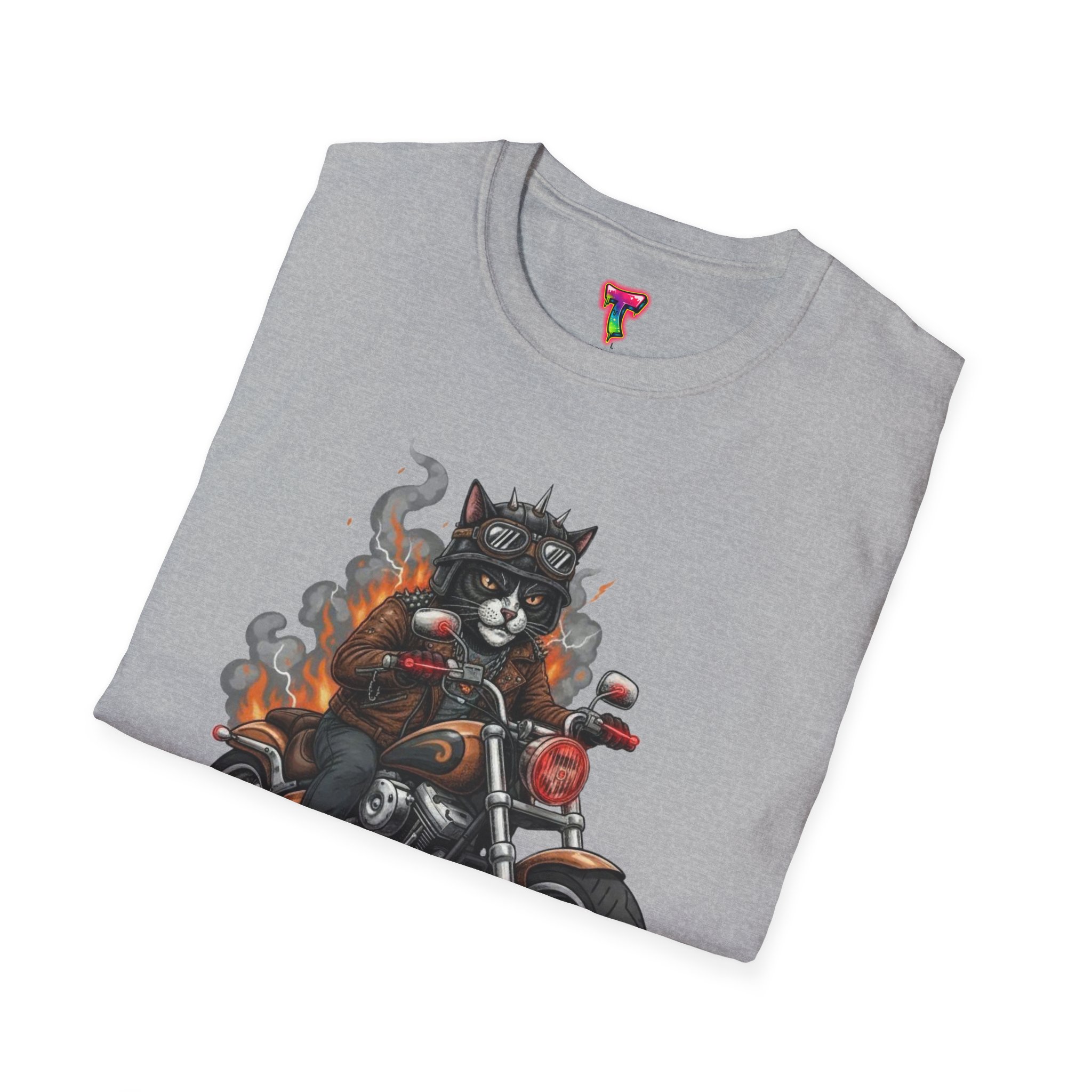 Biker Cat Graphic Tee - Ảnh 16