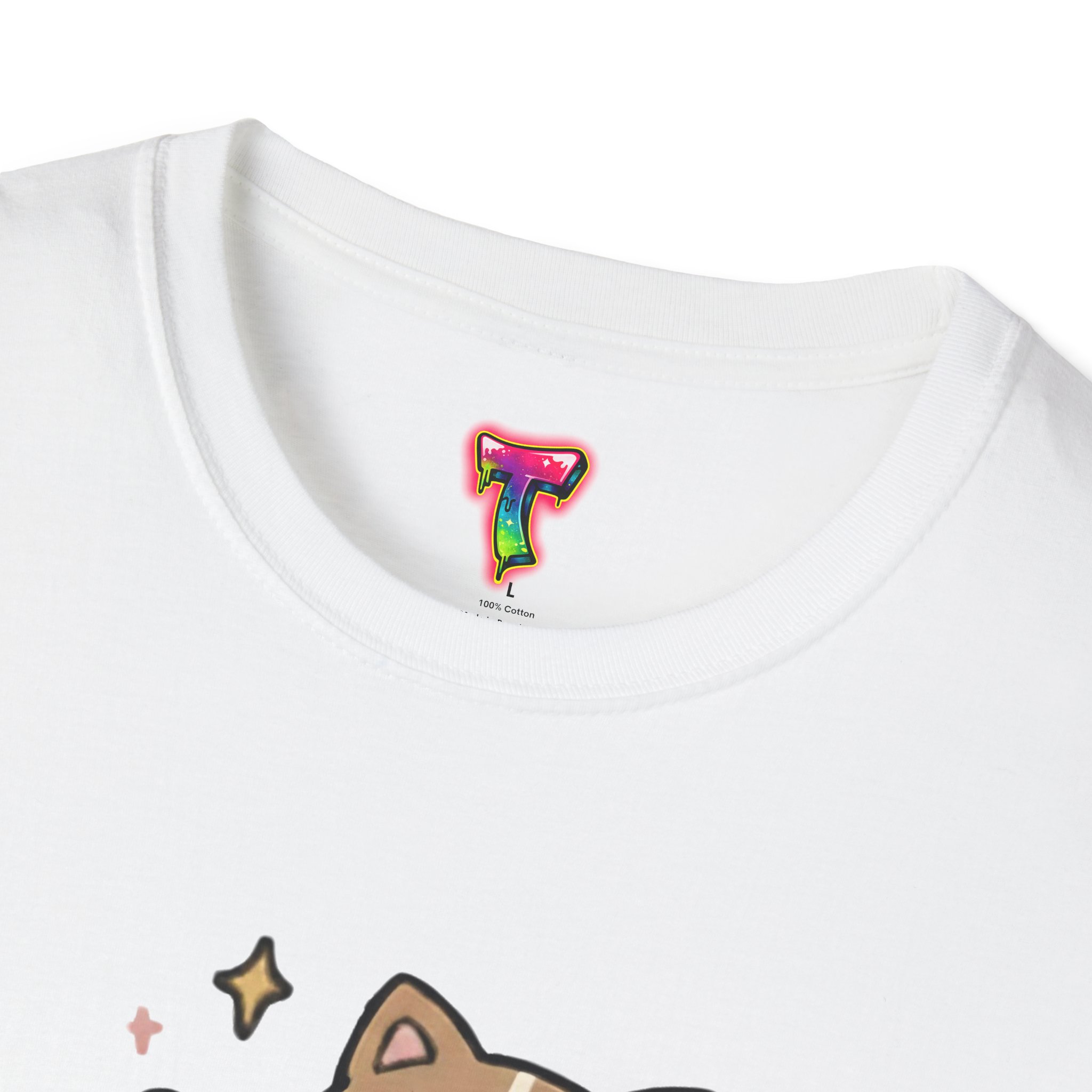 Kawaii Cat on Cake T-Shirt - Ảnh 7
