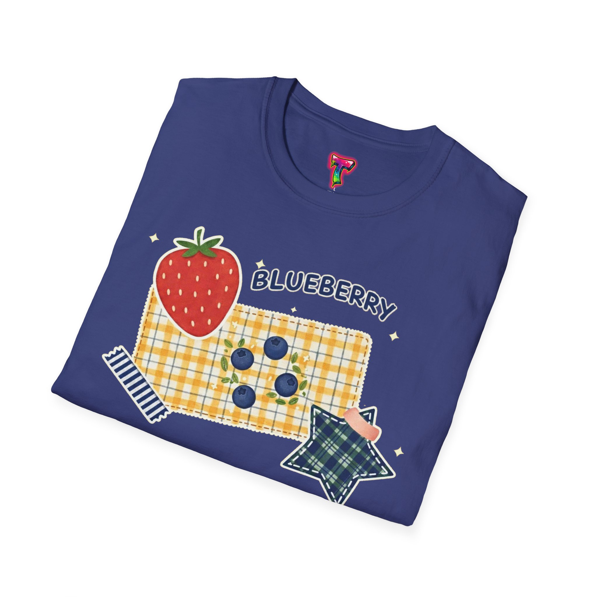 Blueberry Patch Cute Fruit Graphic T-Shirt - Ảnh 40