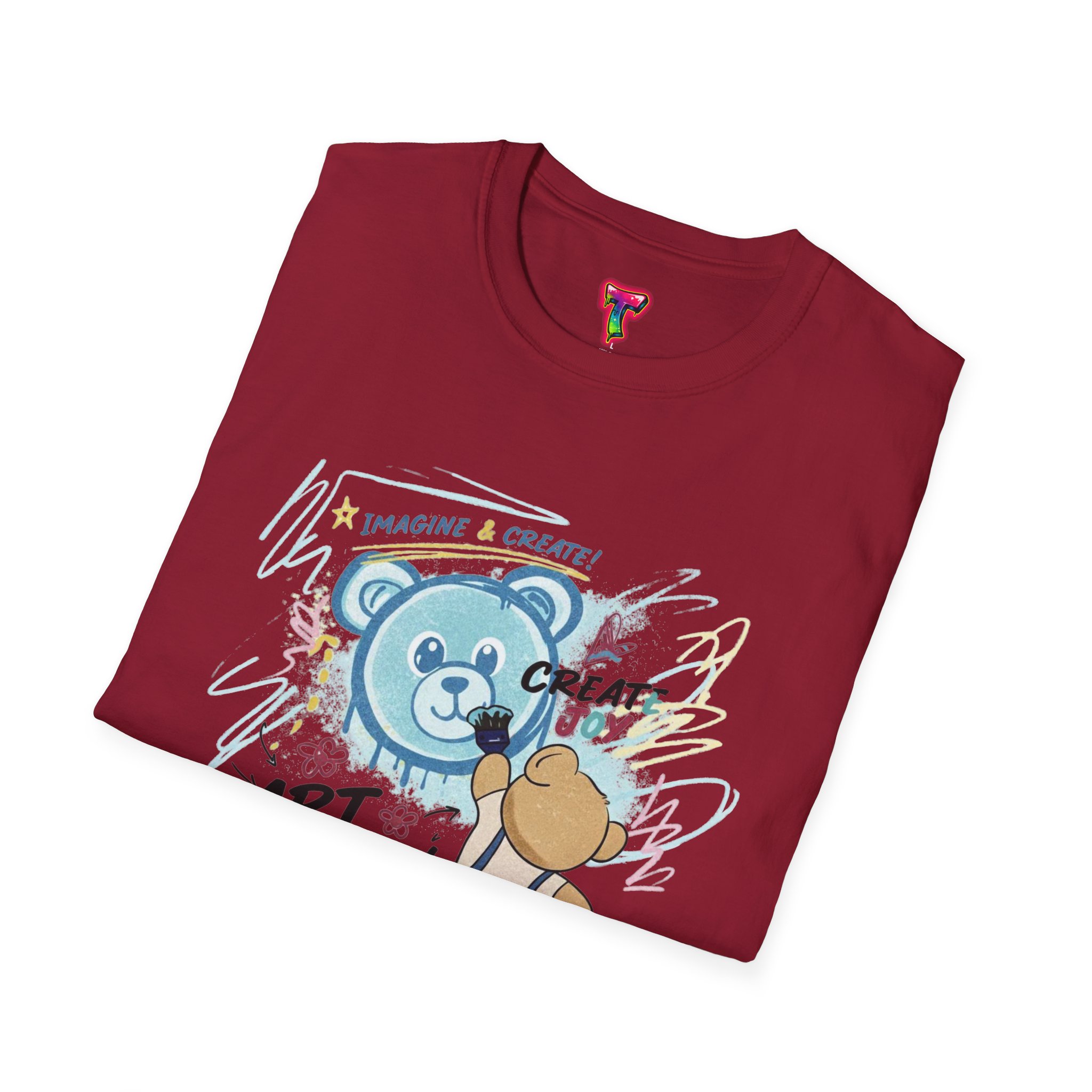 Art Flow Bear Skate T-Shirt - Ảnh 56