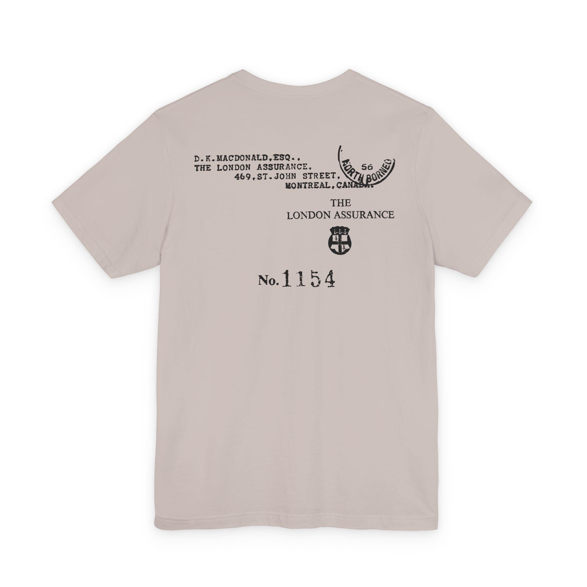 'The London Assurance No. 1154' Graphic T-Shirt