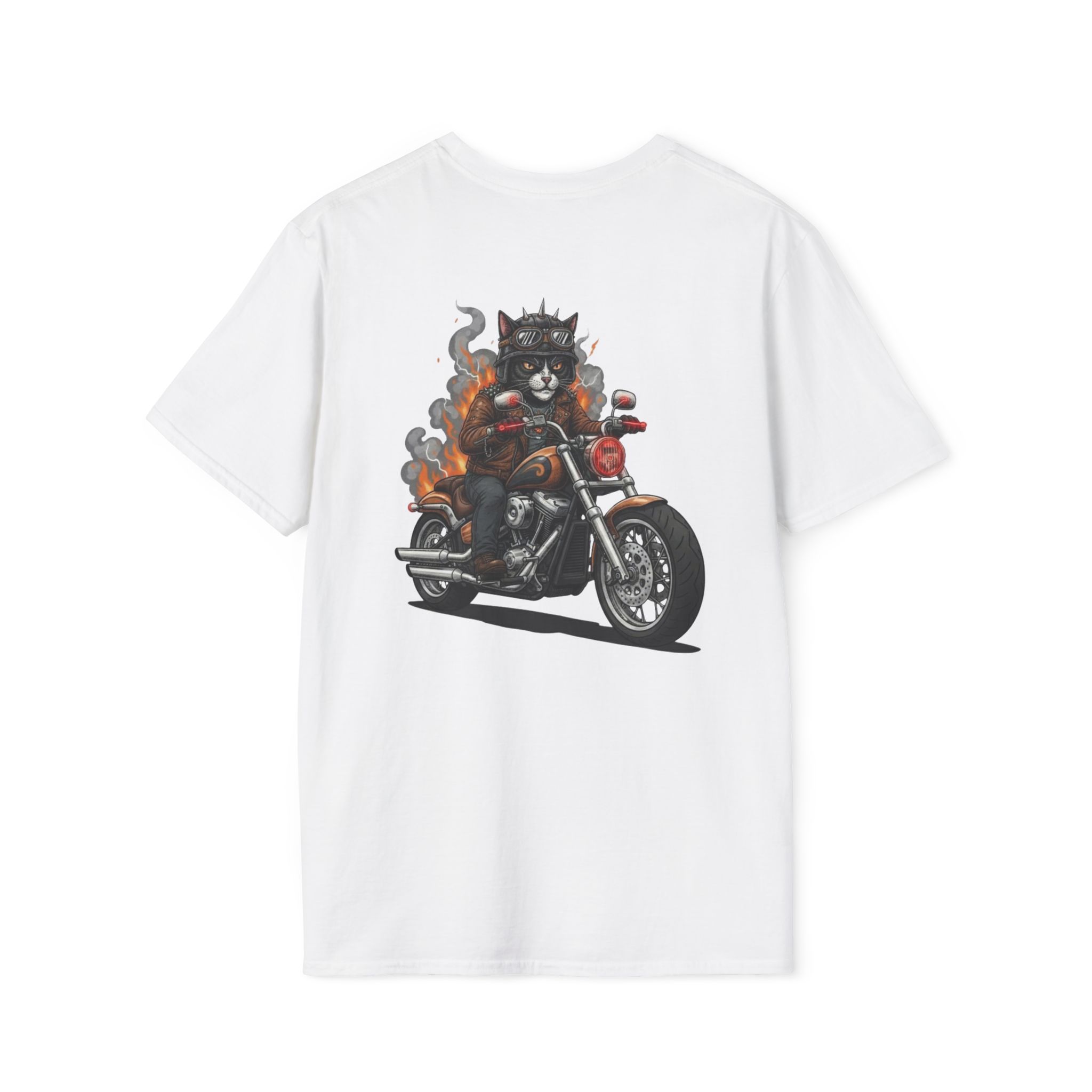 Biker Cat Motorcycle T-Shirt - Ảnh 14