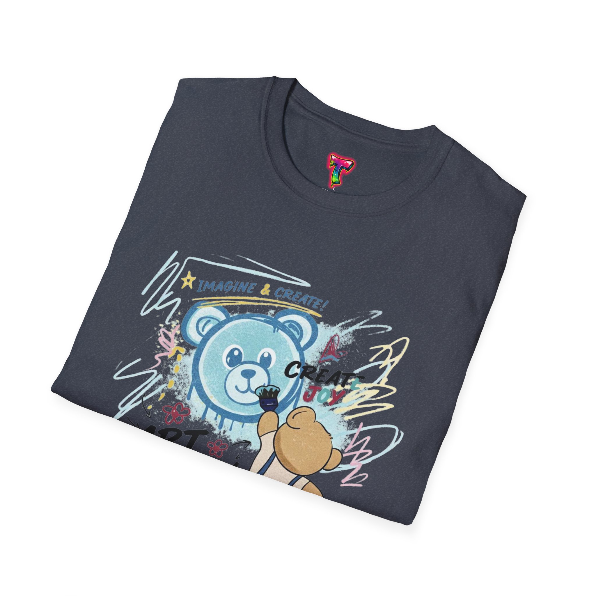 Art Flow Bear Skate T-Shirt - Ảnh 40