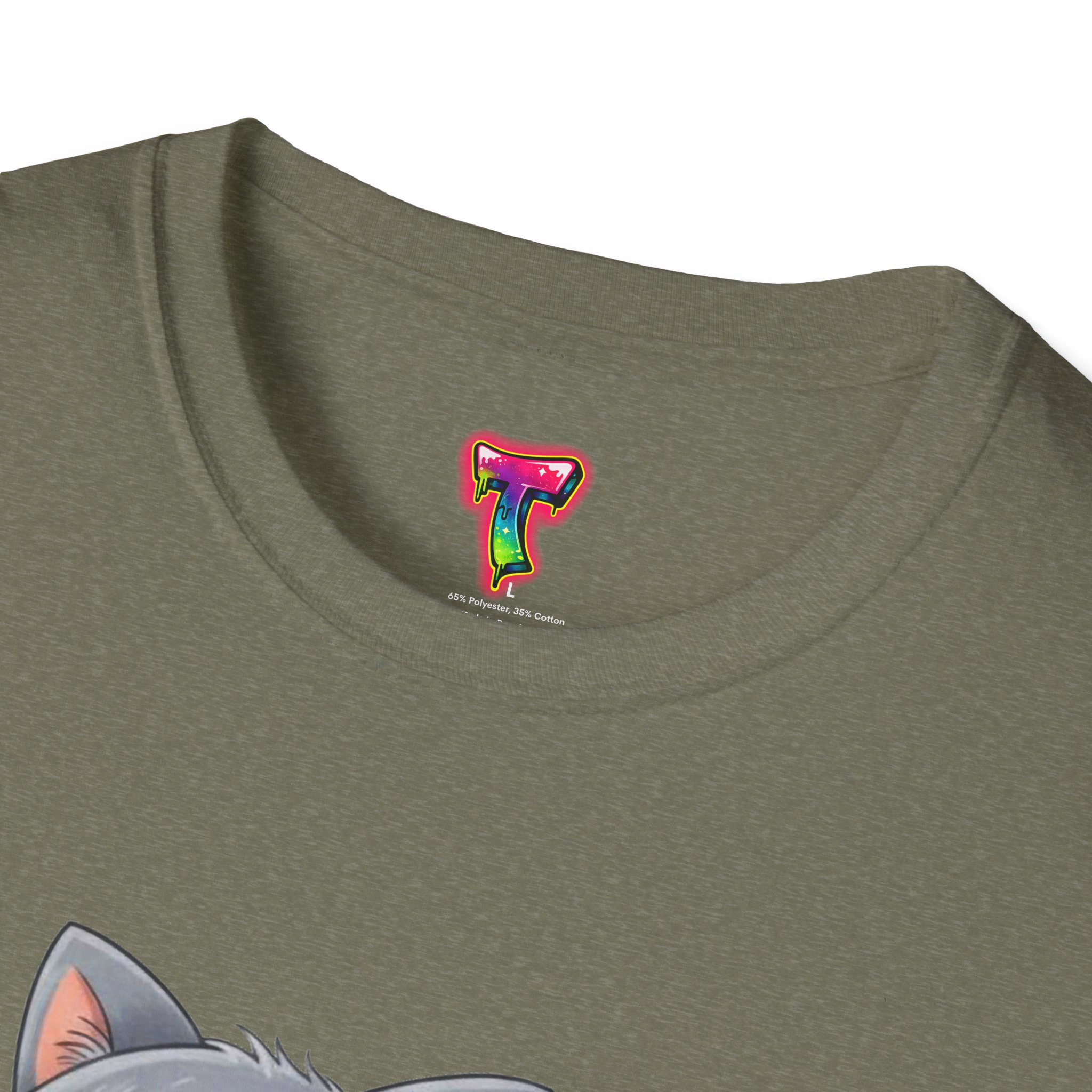 Kitten Playing with Fish T-Shirt - Ảnh 23