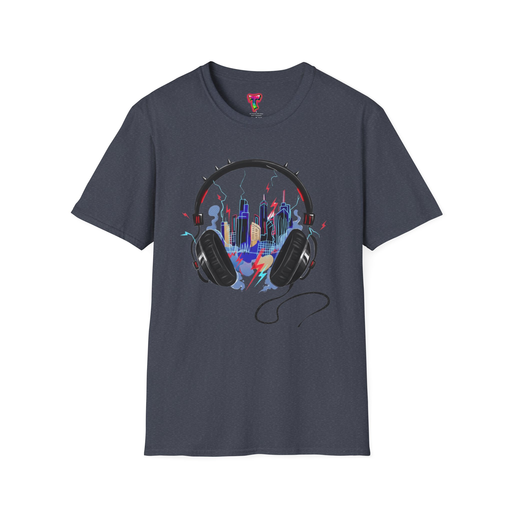City Headphones T-Shirt - Ảnh 25