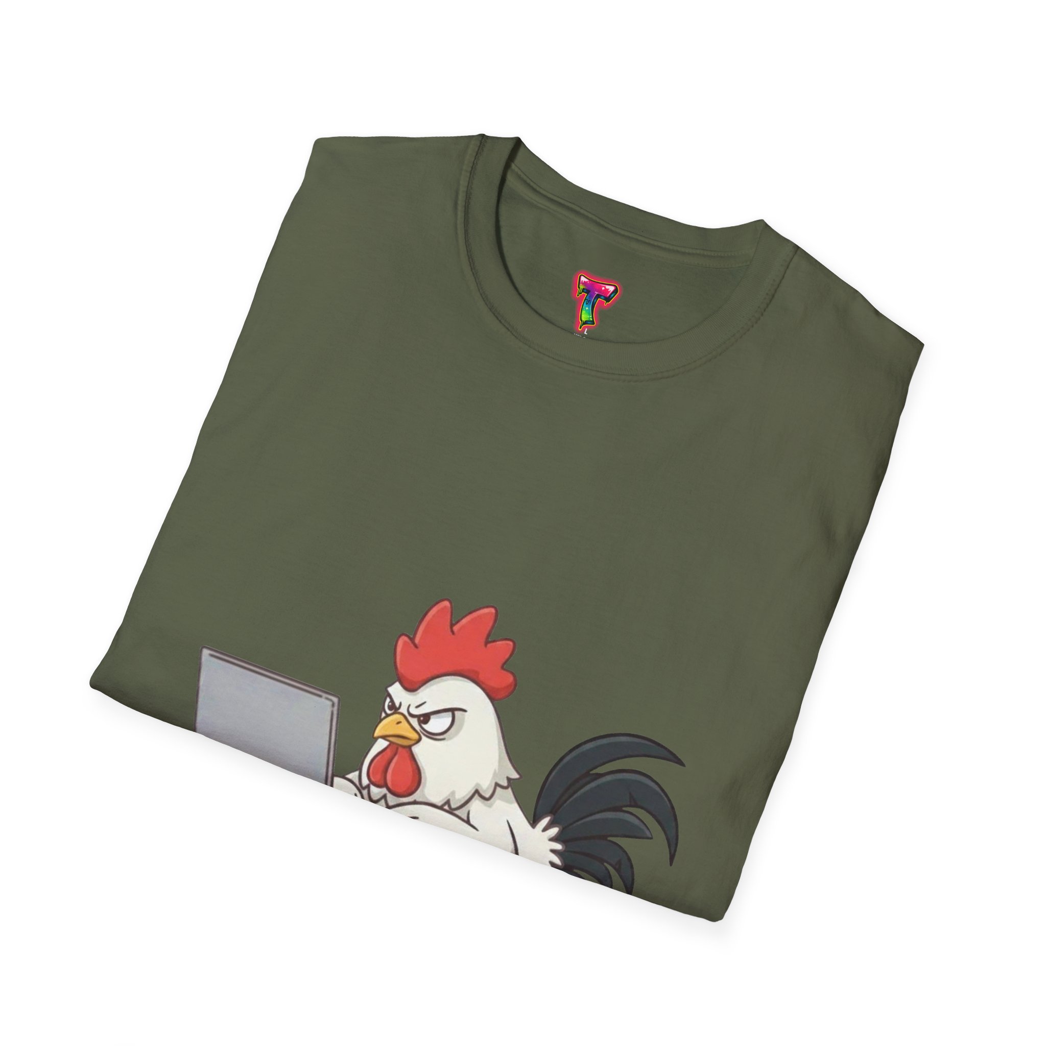 Chicken Typist T-Shirt - Ảnh 4