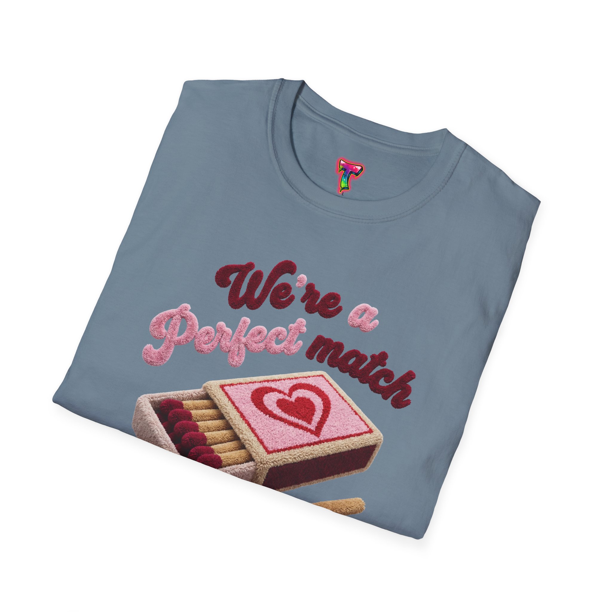 Perfect Match T-Shirt — 'We’re a Perfect Match' Valentine Graphic Tee - Ảnh 40