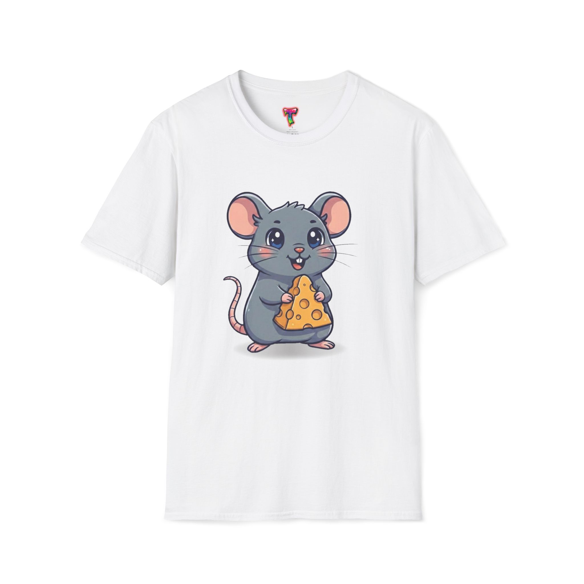 Cute Mouse & Cheese T-Shirt - Ảnh 5