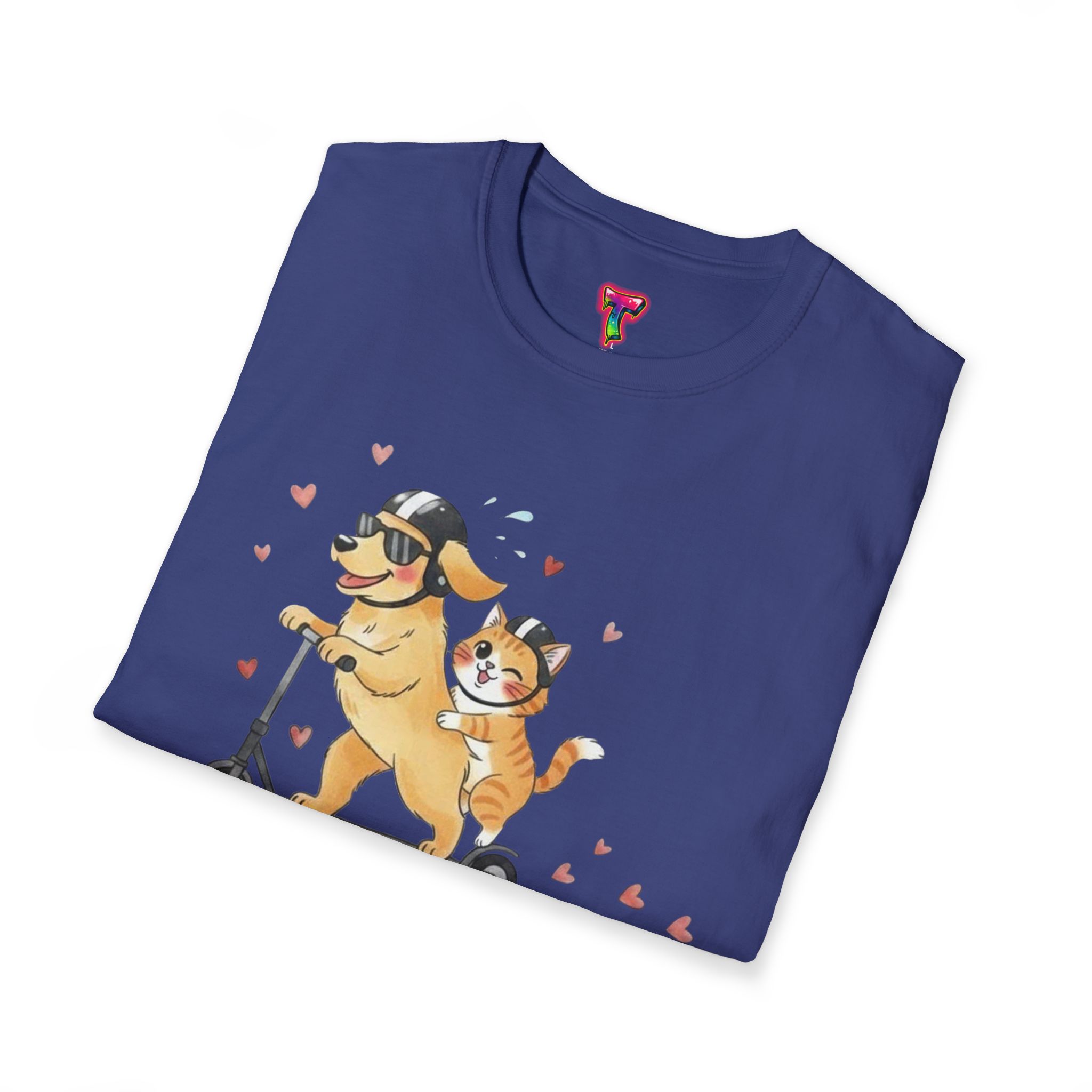 Dog and Cat Scooter T-Shirt - Ảnh 40