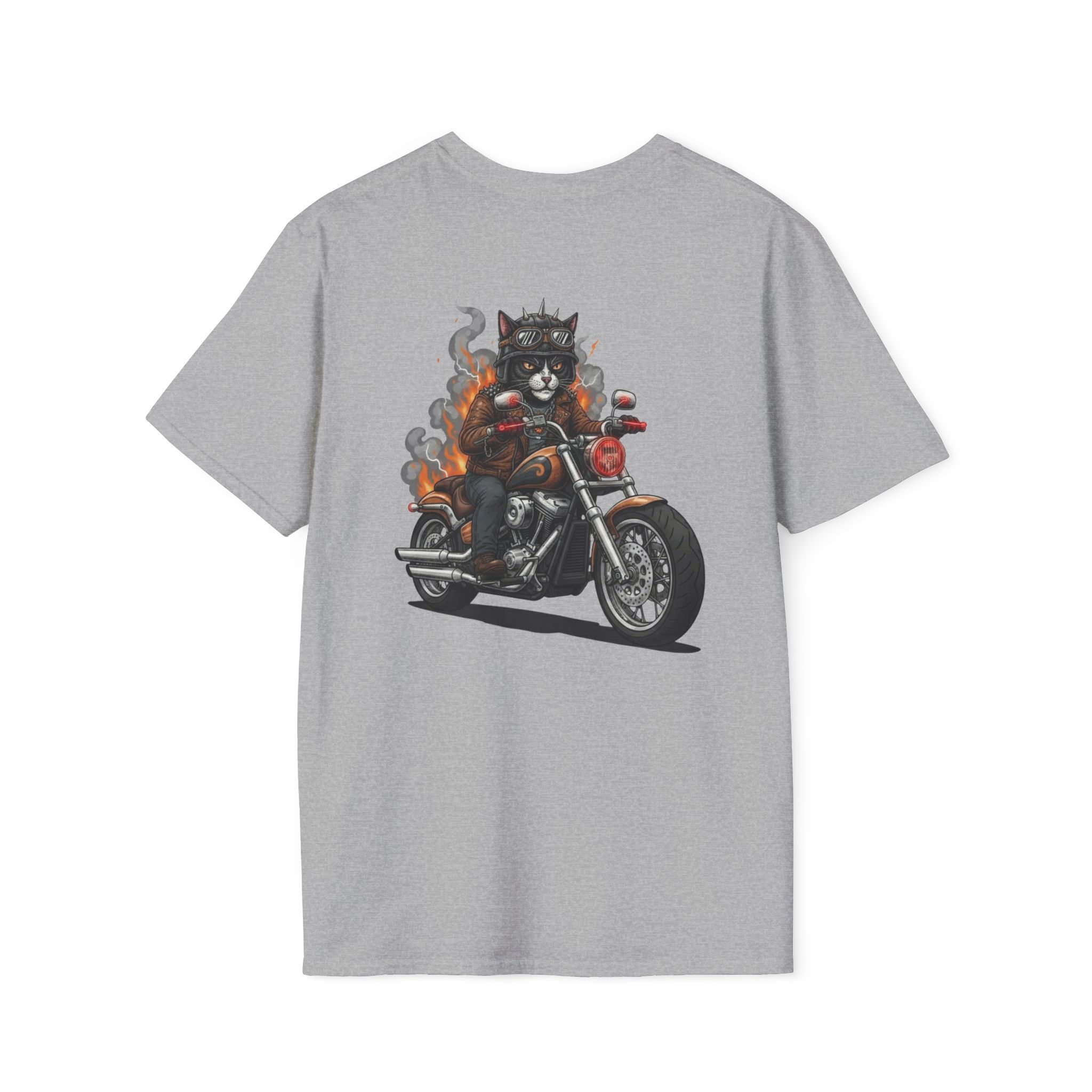 Biker Cat Motorcycle T-Shirt - Ảnh 22