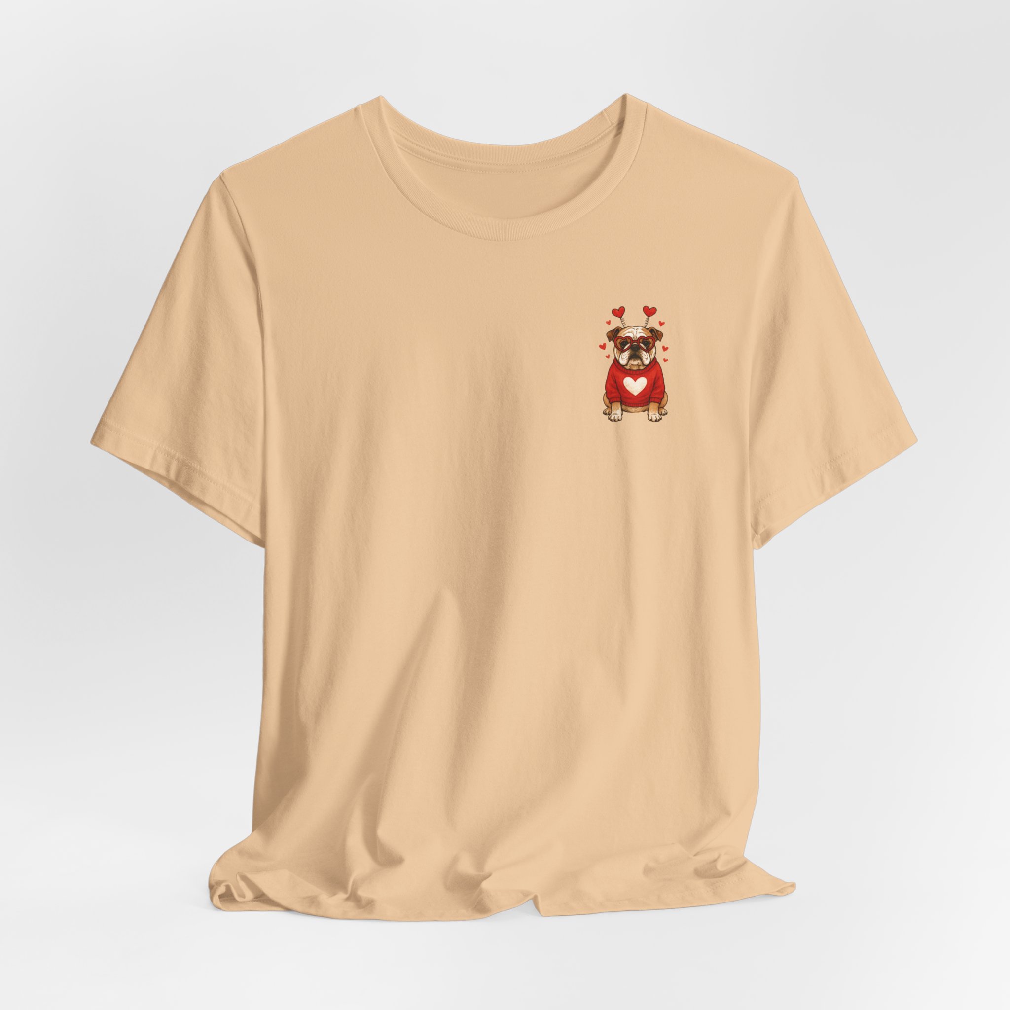 Valentine Puppy Pocket Tee — Cute Dog Heart Graphic T-Shirt - Ảnh 32