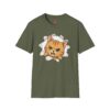 Angry Kitty Peeking T-Shirt