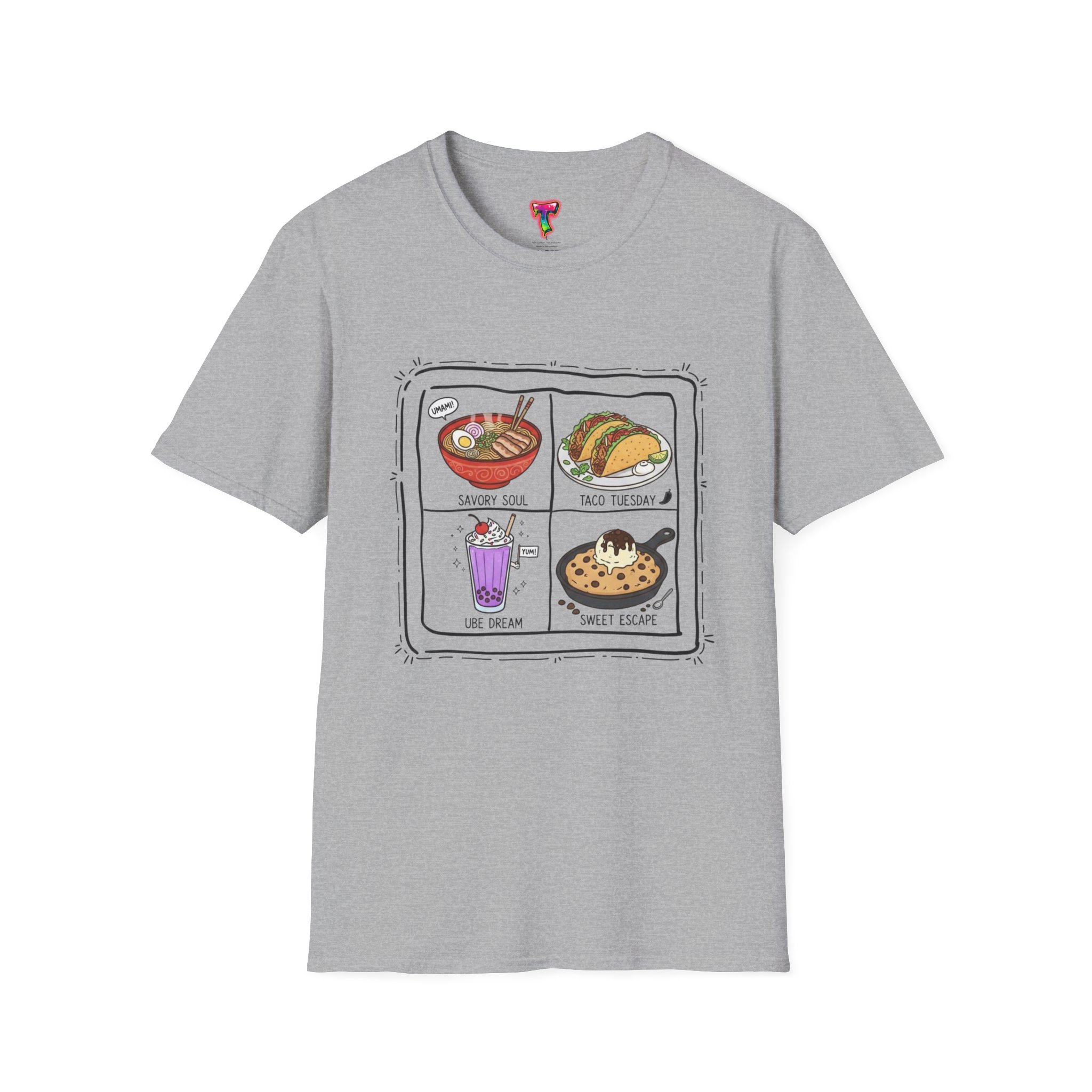 Foodie Meal Panel T-Shirt - Ảnh 9