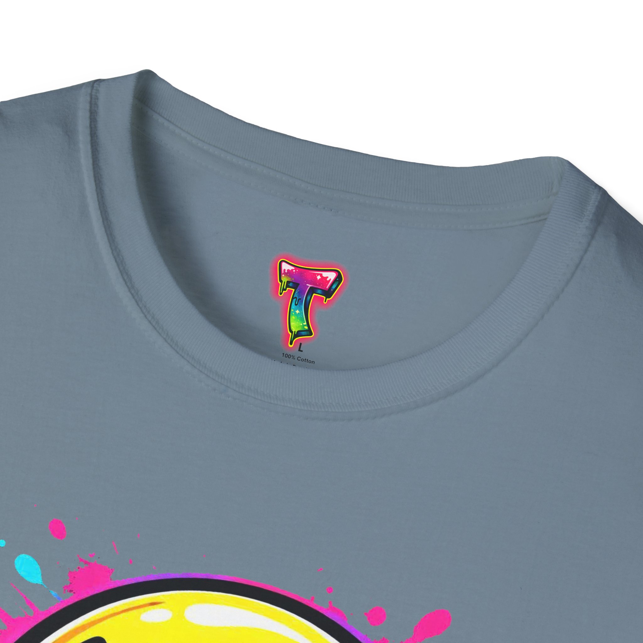 Drippy Neon Smiley T-Shirt - Ảnh 35