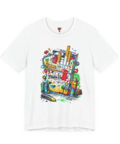 Graffiti Cigarette Pack Art T-Shirt