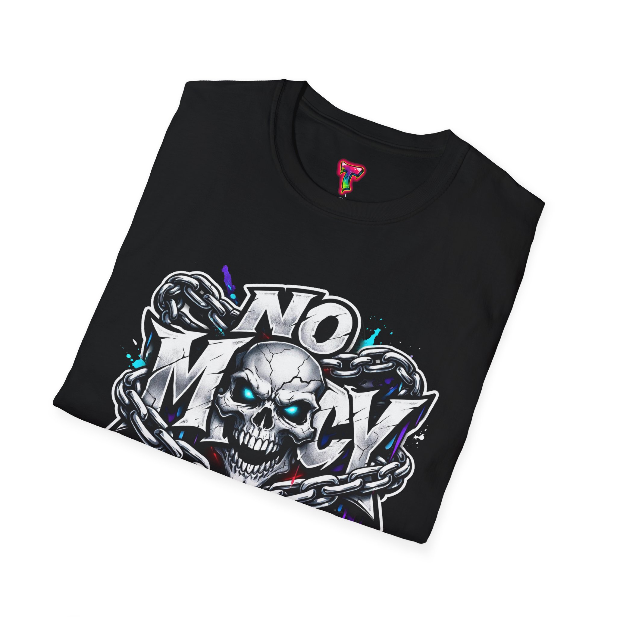 No Mercy Skull Graphic T-Shirt - Ảnh 12