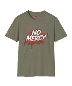 "No Mercy" Blood Splatter Graphic Tee