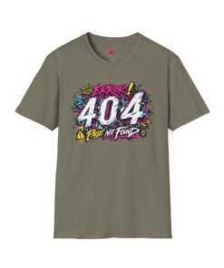 404 Error 'Page Not Found' Graphic T-Shirt