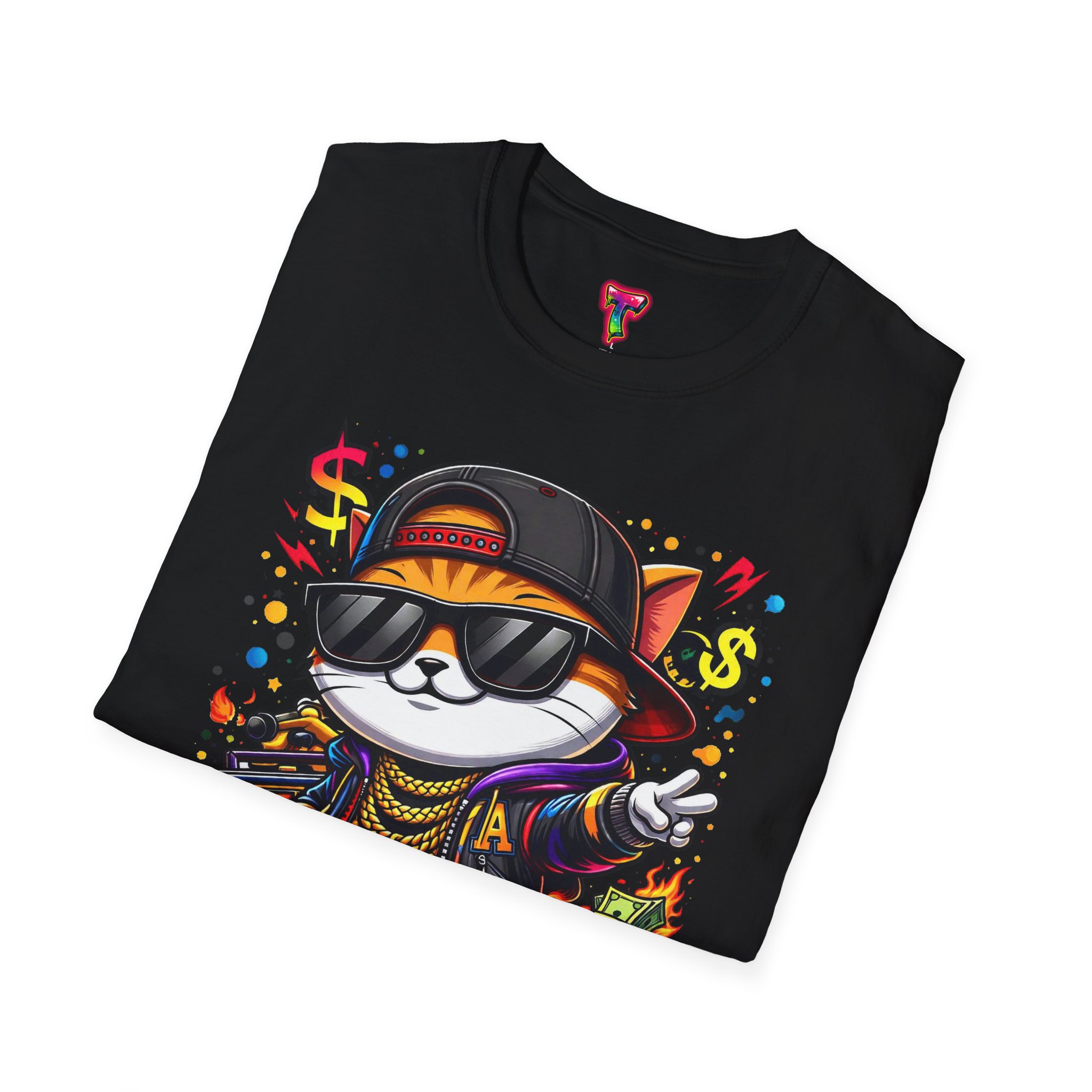 Cool Hip-Hop Cat T-Shirt - Ảnh 12