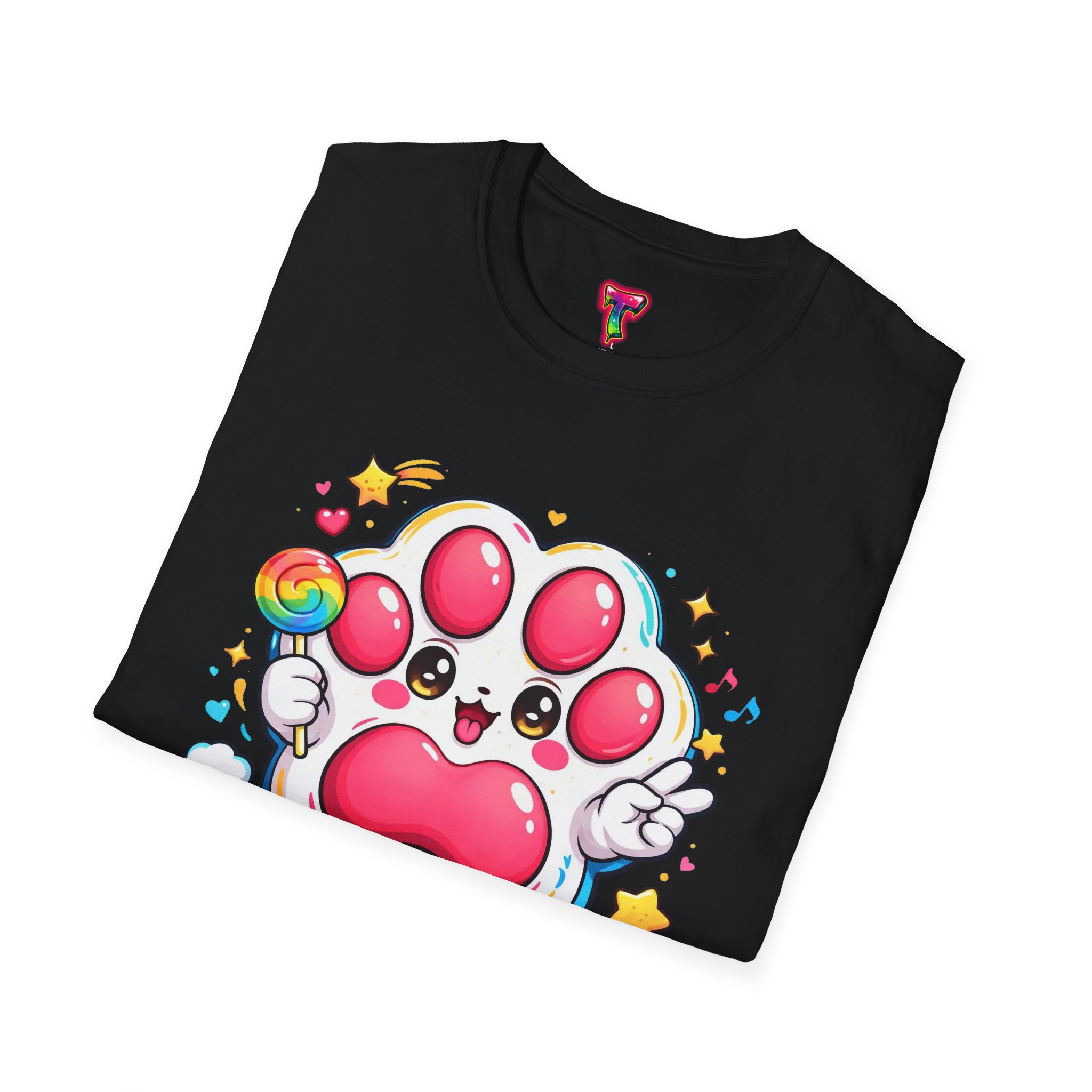 Cute Rainbow Paw T-Shirt - Ảnh 12