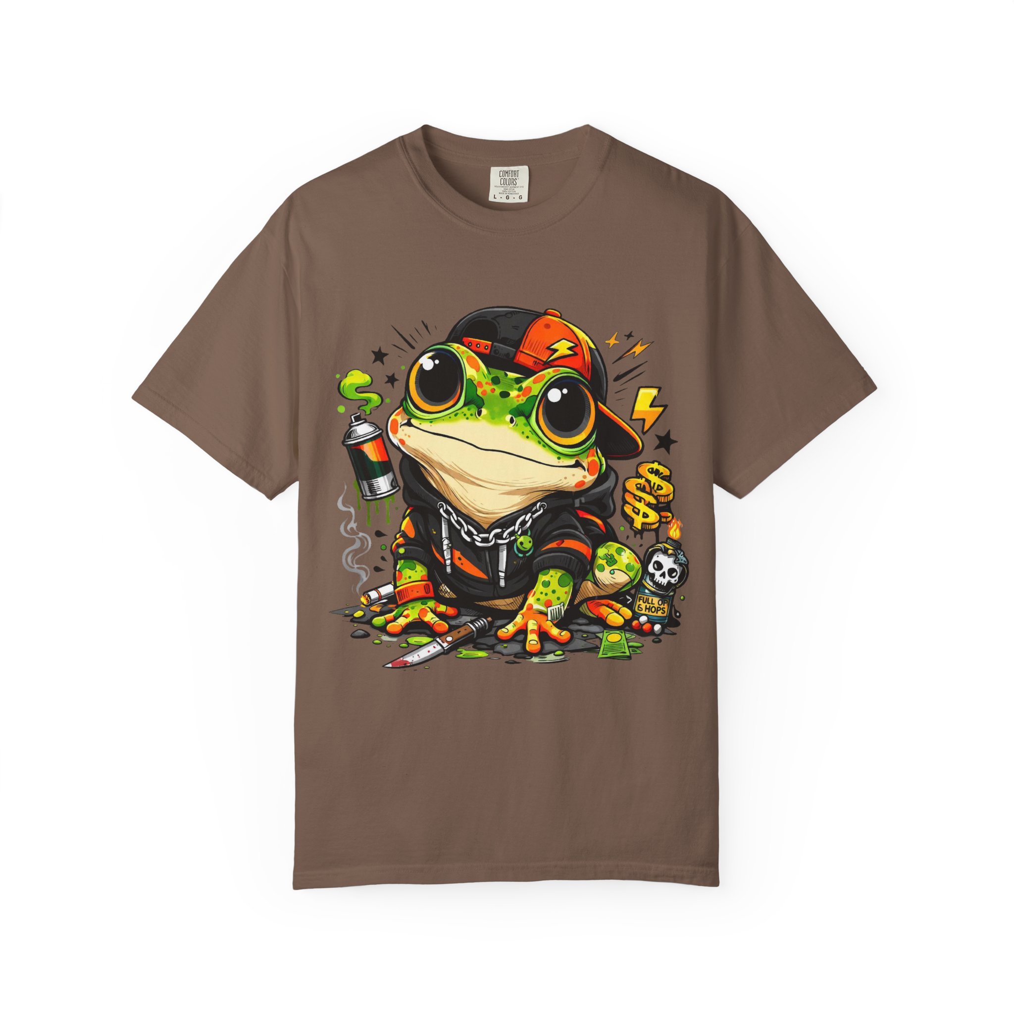 Punk Frog Graphic T-Shirt - Ảnh 17